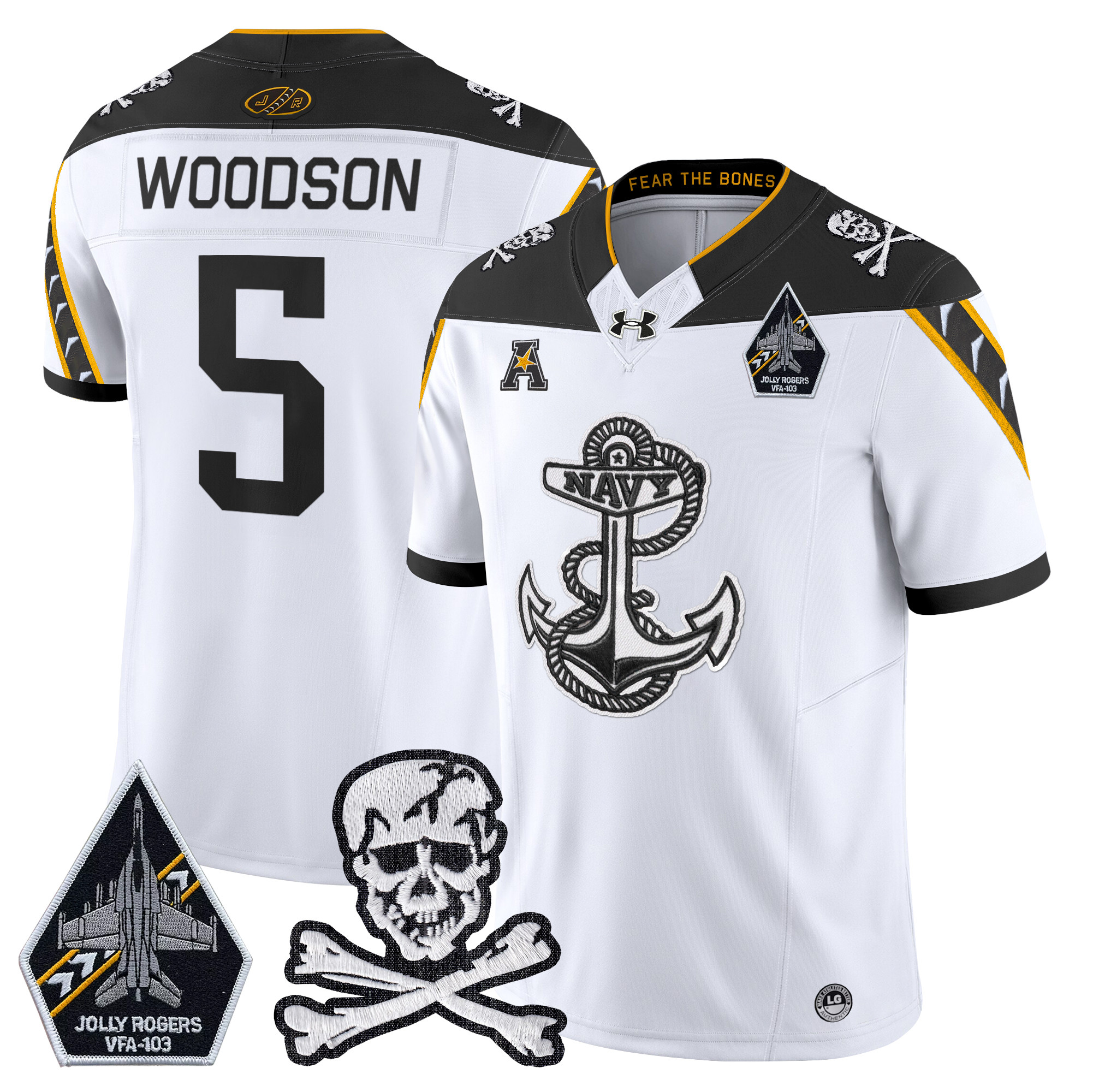 Men's Navy Midshipmen 2024 Vapor Limited Jersey V4 - All Stitched