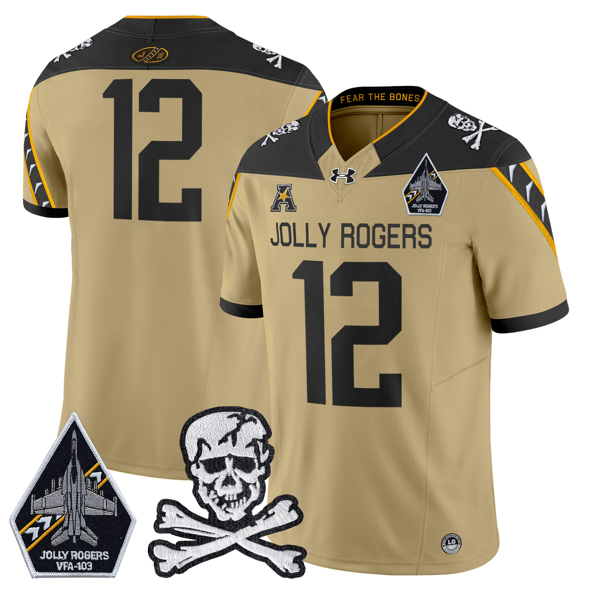 Men's Navy Midshipmen 2024 Vapor Limited Jersey V5 - All Stitched