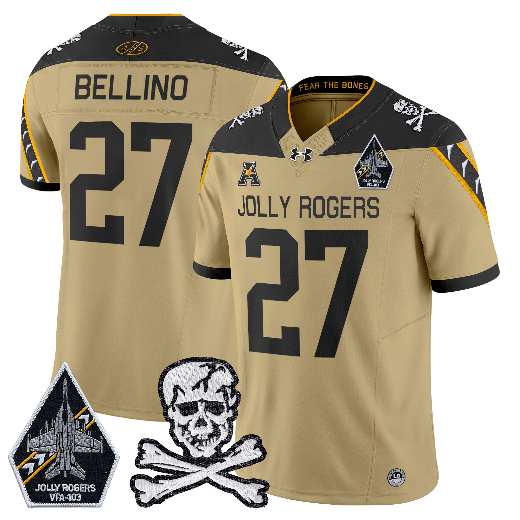 Men's Navy Midshipmen 2024 Vapor Limited Jersey V5 - All Stitched