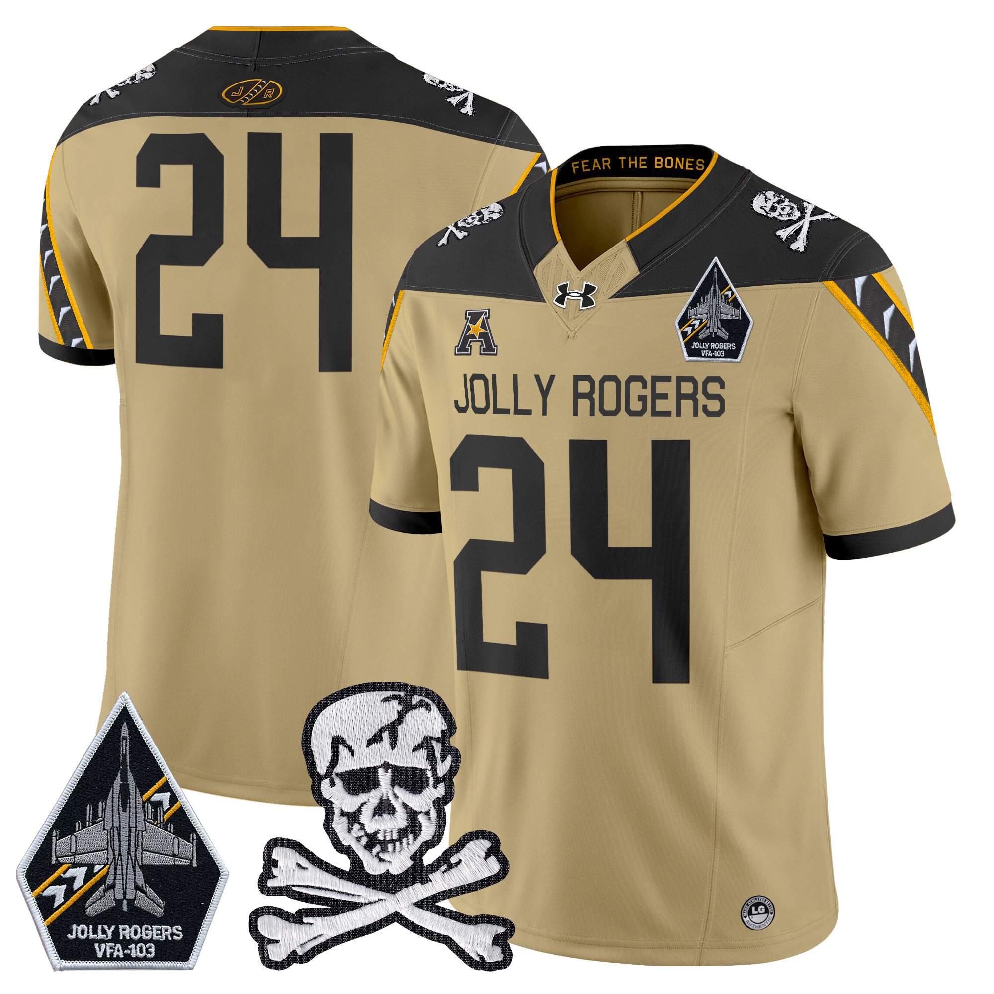 Men's Navy Midshipmen 2024 Vapor Limited Jersey V5 - All Stitched