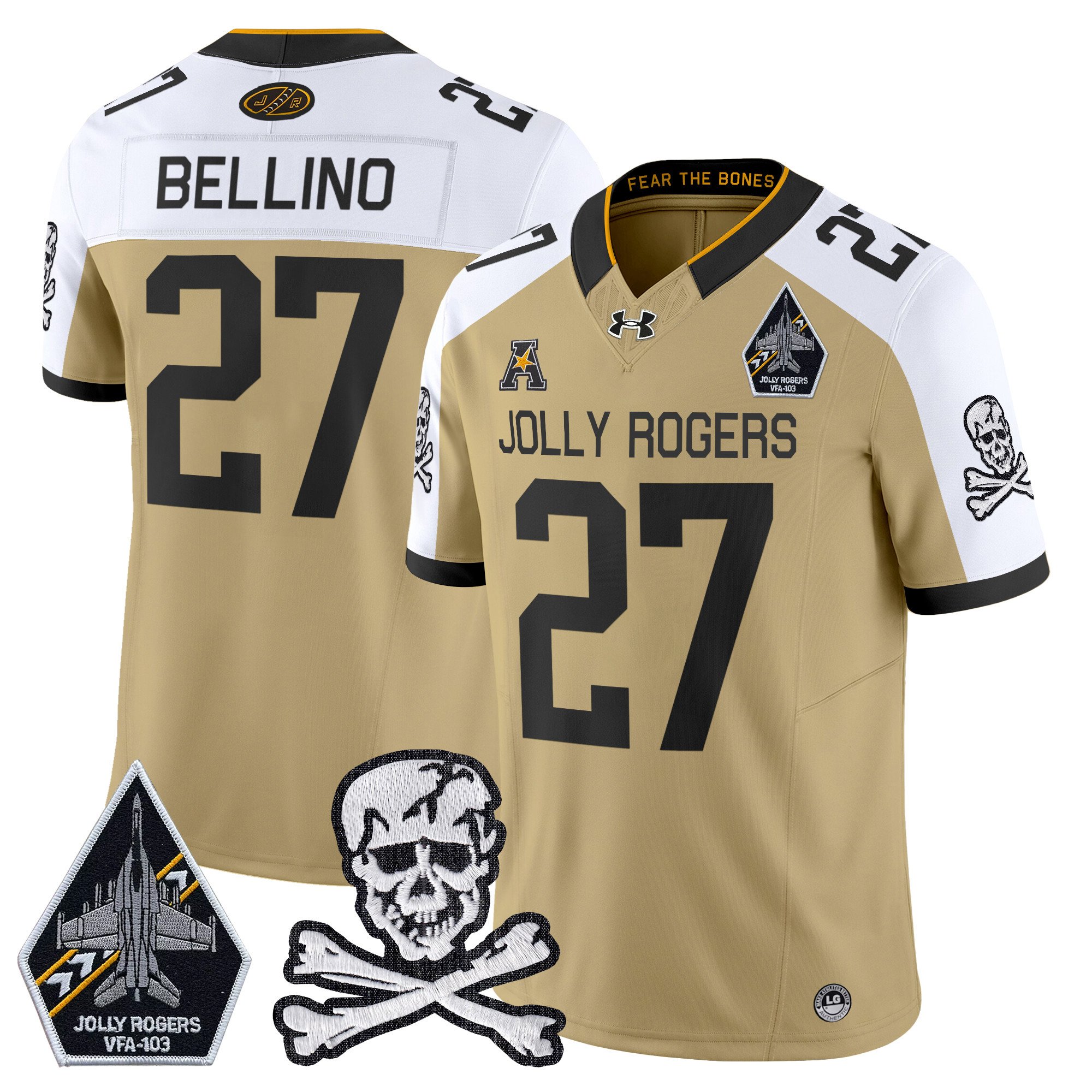 Men's Navy Midshipmen 2024 Vapor Limited Jersey V5 - All Stitched