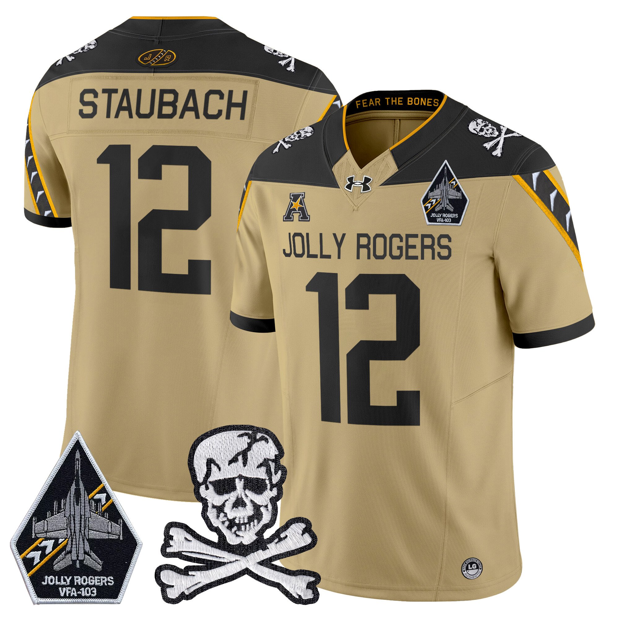 Men's Navy Midshipmen 2024 Vapor Limited Jersey V5 - All Stitched