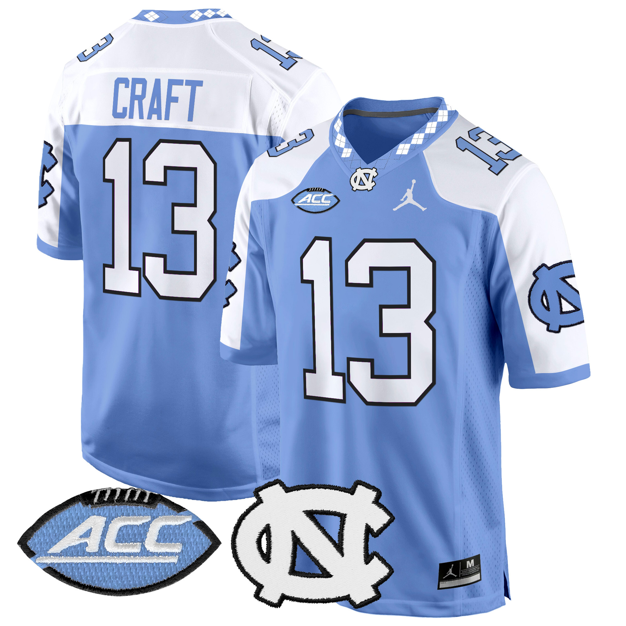 Men's North Carolina Tar Heels 2024 Game Jersey - All Stitched