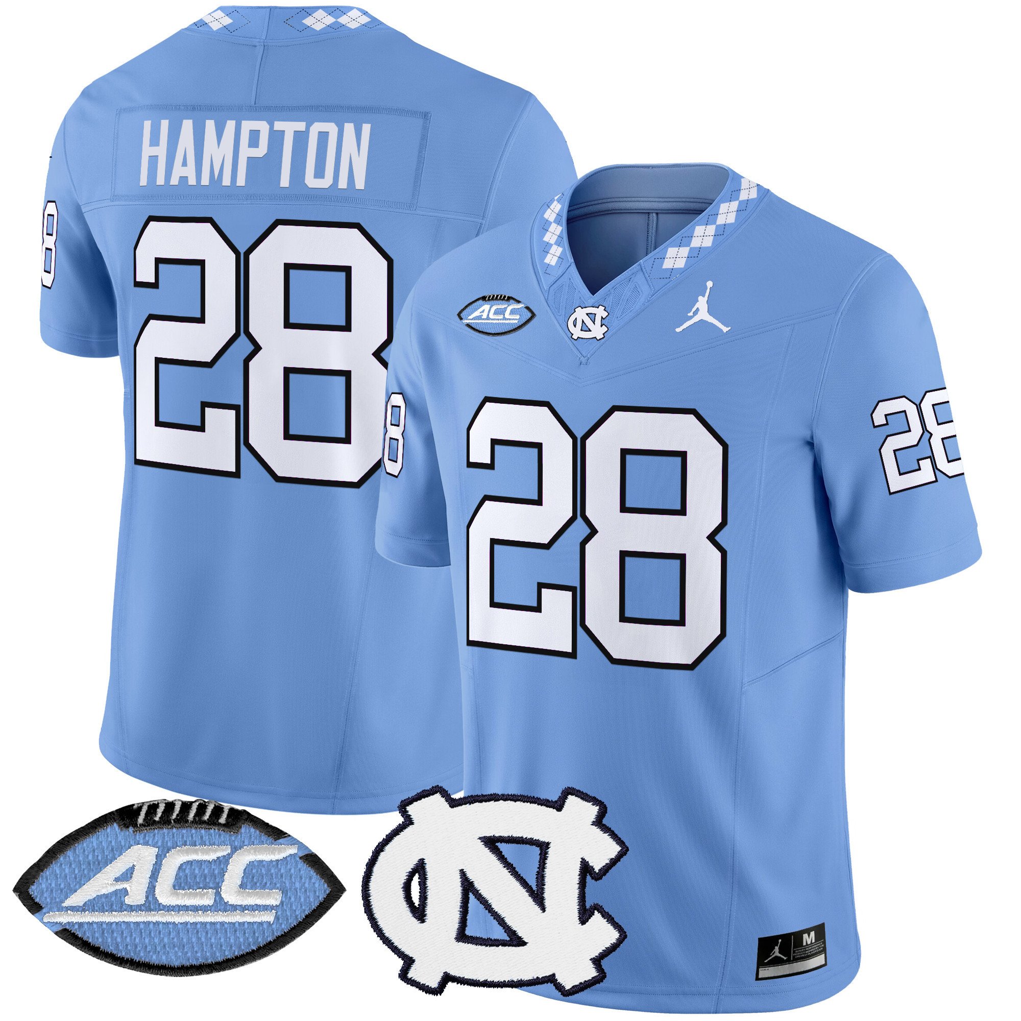 Men's North Carolina Tar Heels 2024 Vapor Limited Jersey - All Stitched