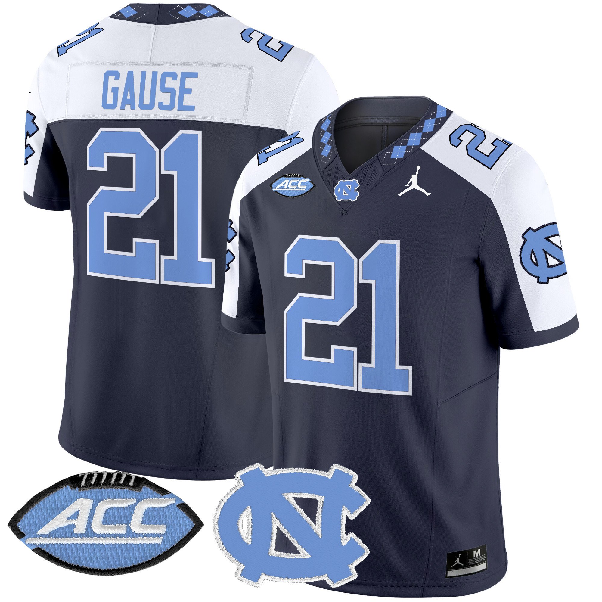 Men's North Carolina Tar Heels 2024 Vapor Limited Jersey - All Stitched