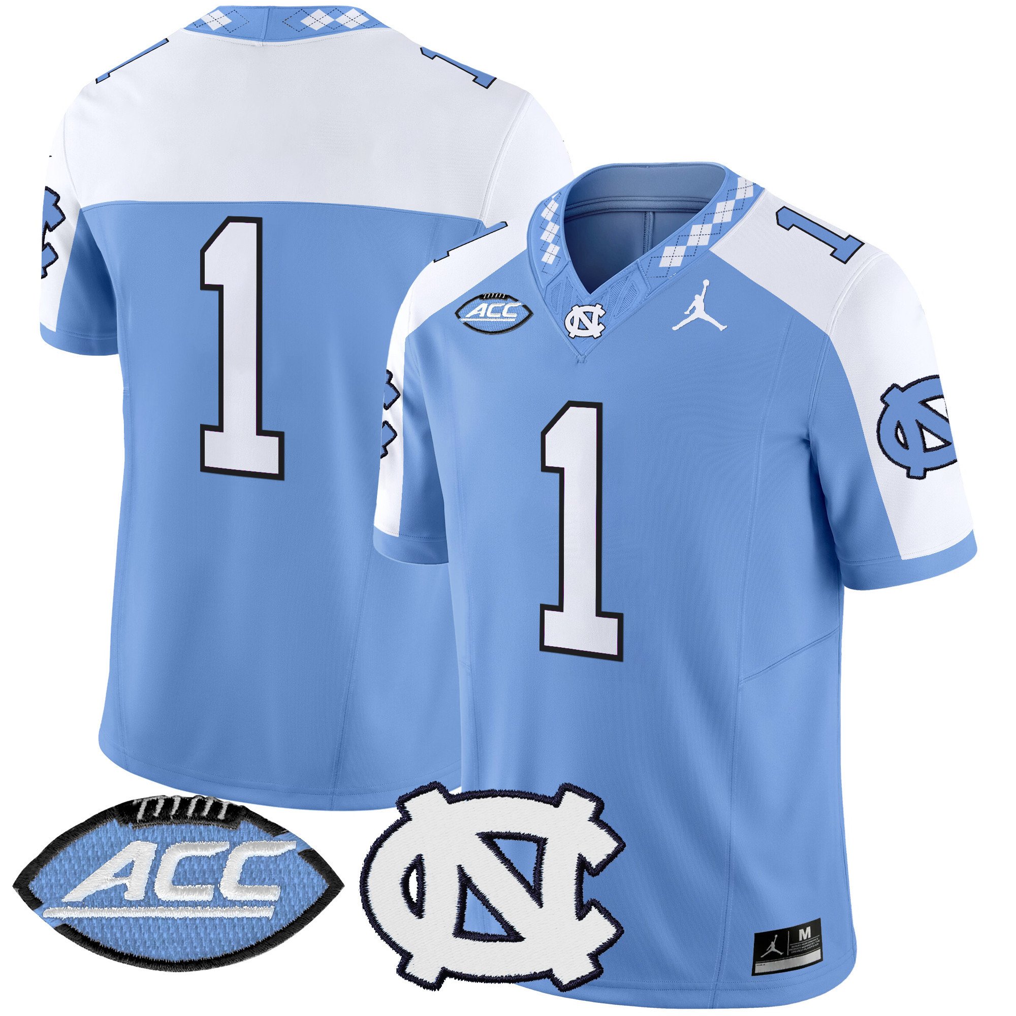 Men's North Carolina Tar Heels 2024 Vapor Limited Jersey - All Stitched
