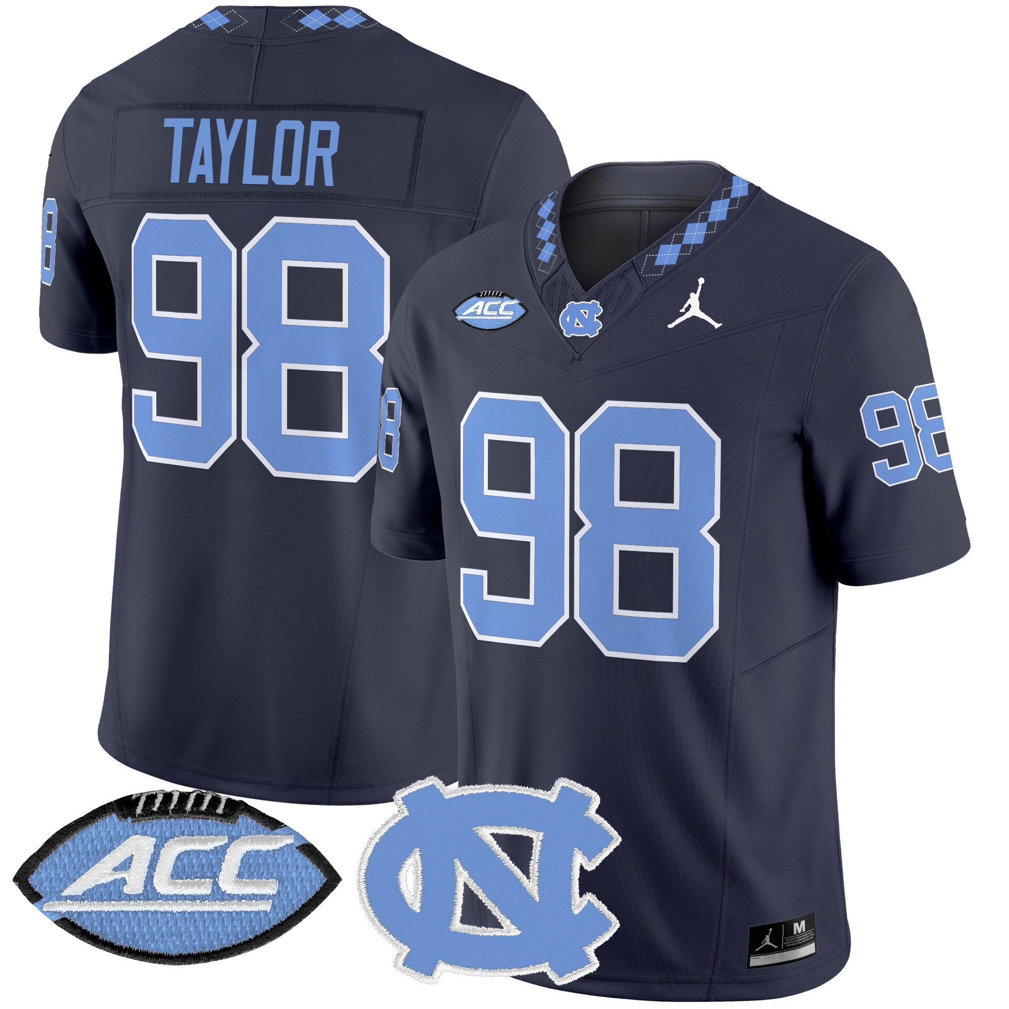 Men's North Carolina Tar Heels 2024 Vapor Limited Jersey - All Stitched