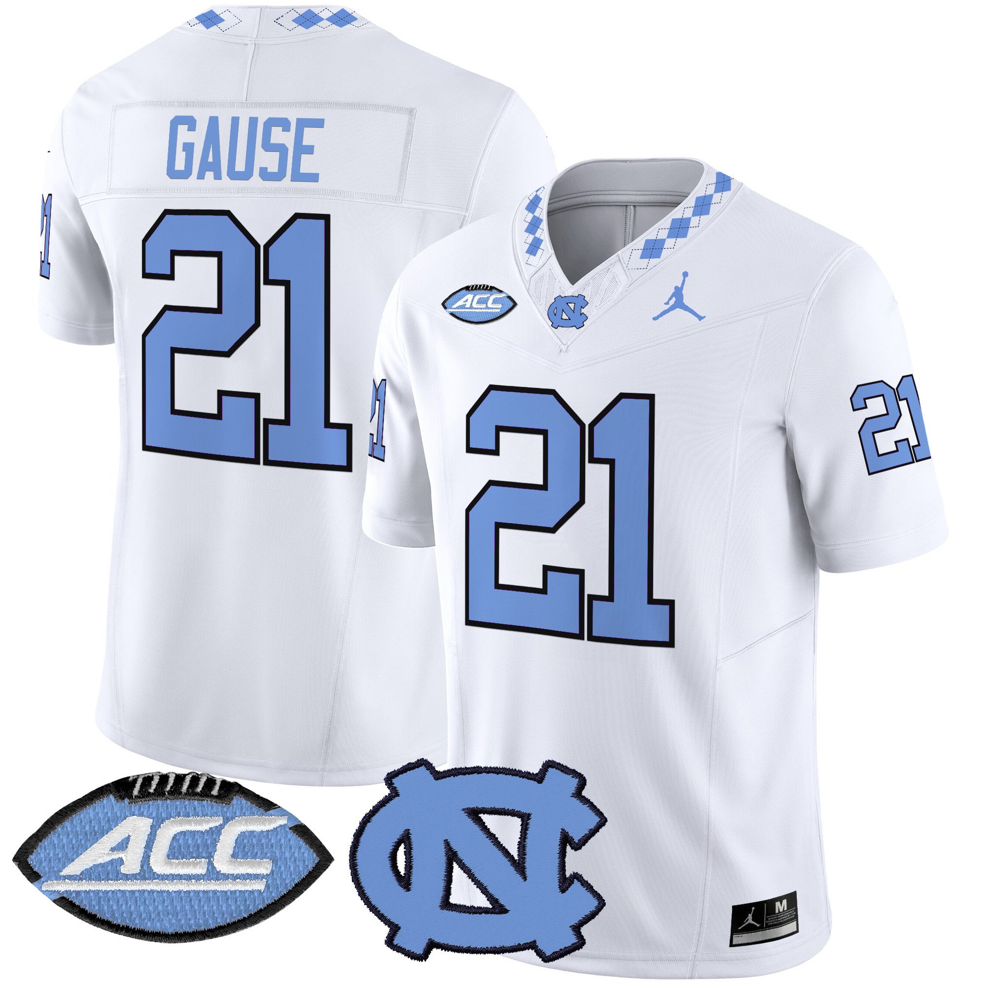 Men's North Carolina Tar Heels 2024 Vapor Limited Jersey - All Stitched