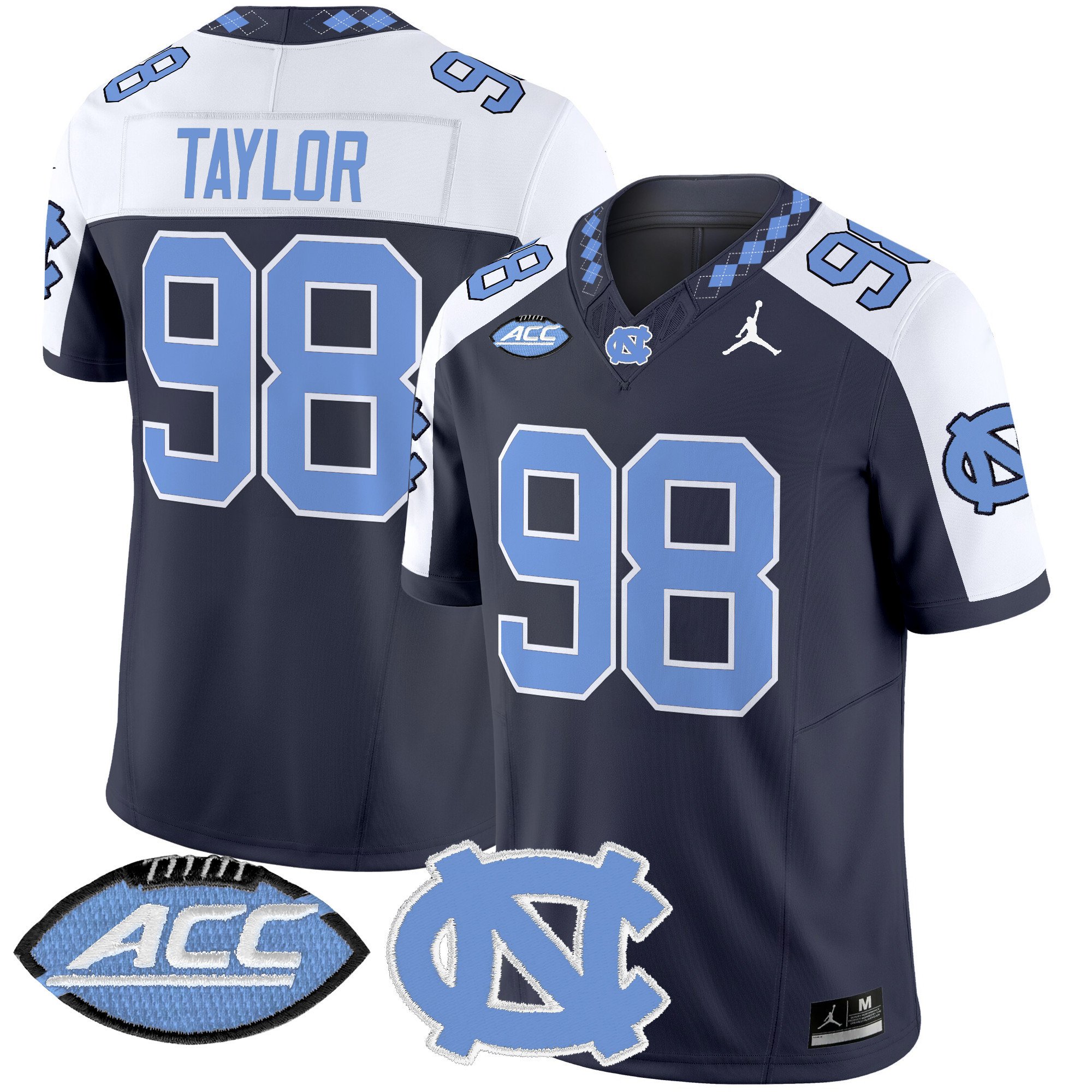 Men's North Carolina Tar Heels 2024 Vapor Limited Jersey - All Stitched