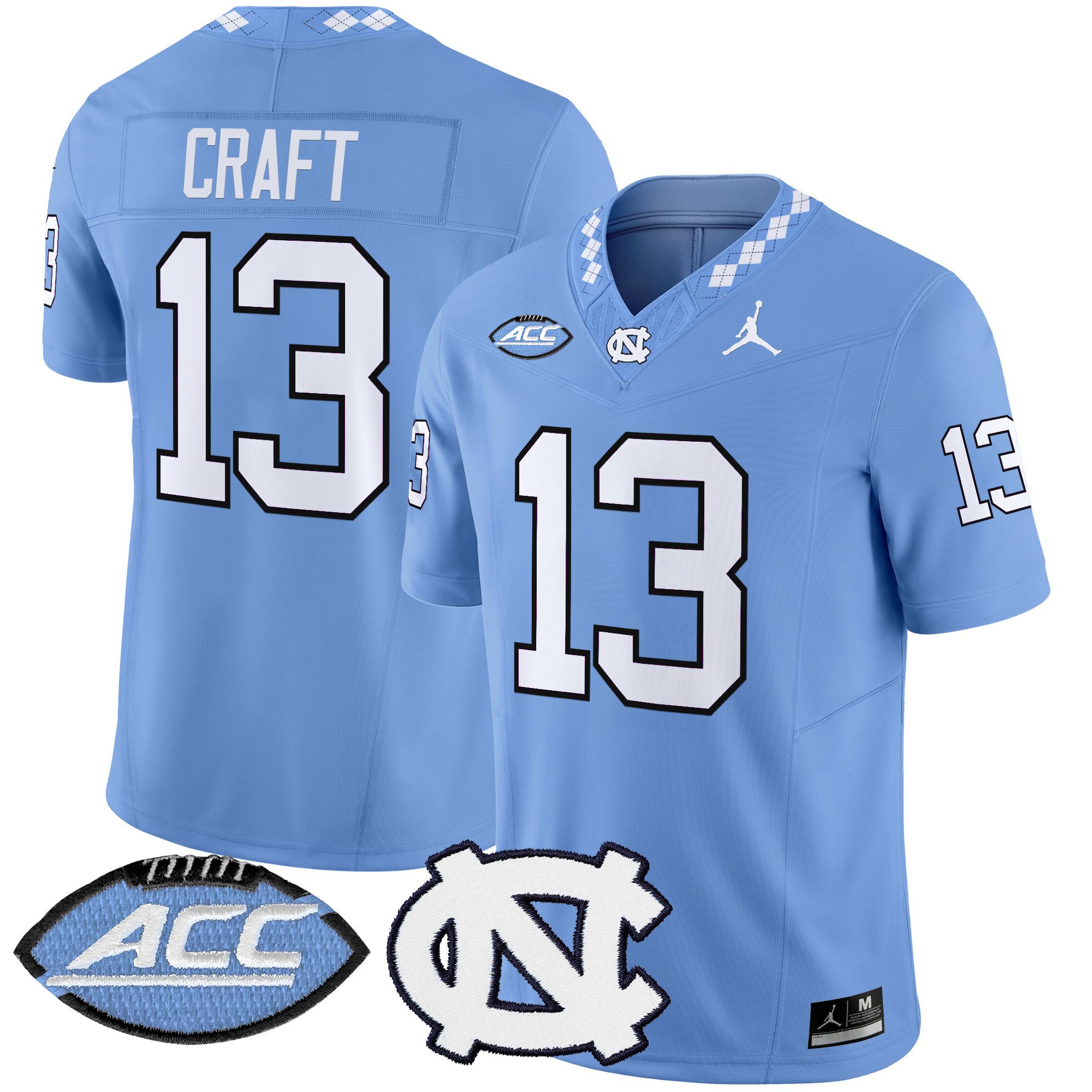 Men's North Carolina Tar Heels 2024 Vapor Limited Jersey - All Stitched