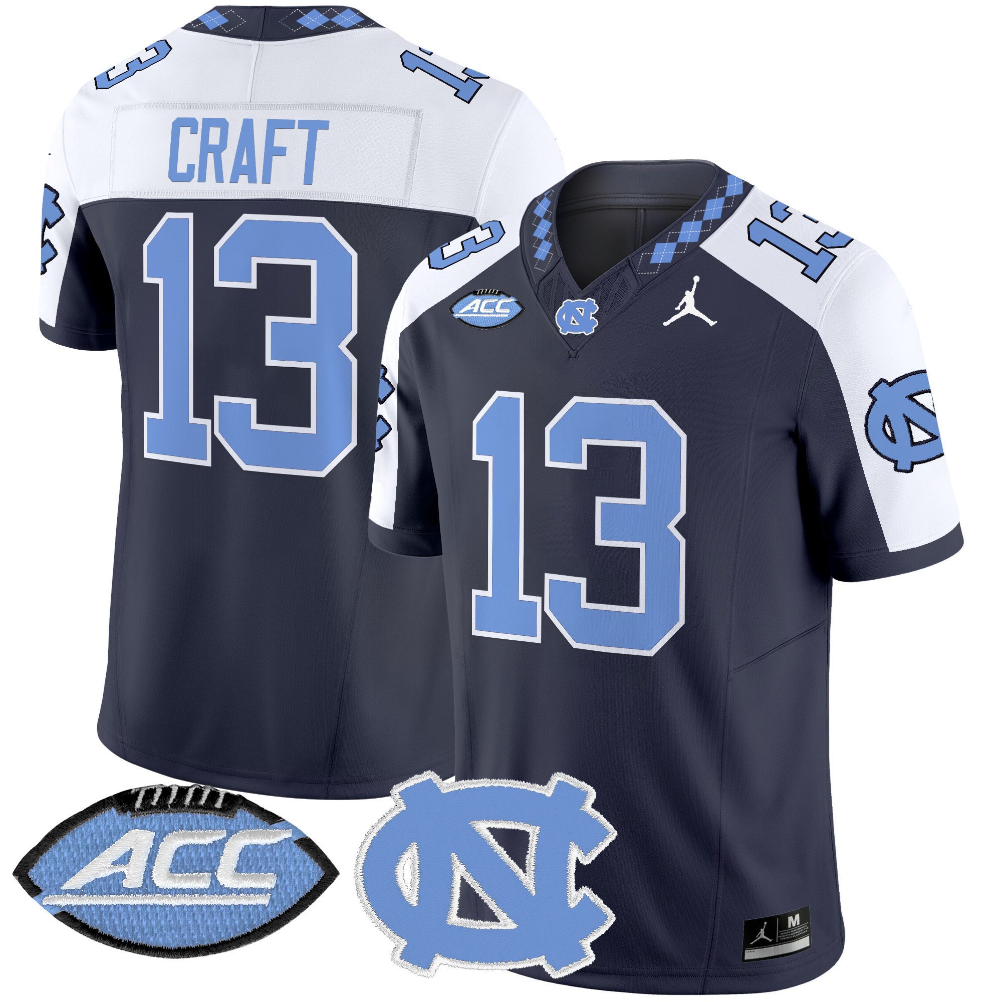 Men's North Carolina Tar Heels 2024 Vapor Limited Jersey - All Stitched