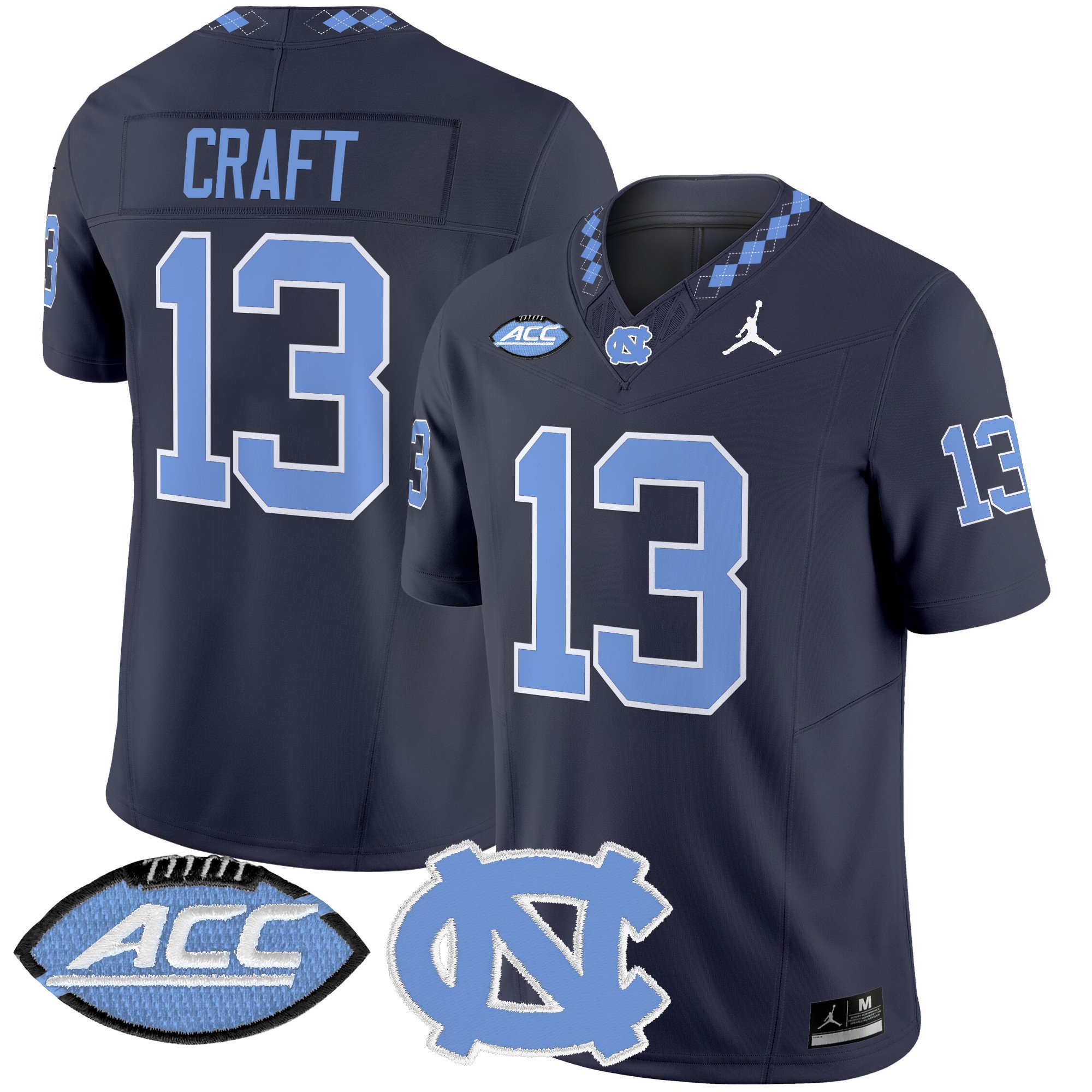 Men's North Carolina Tar Heels 2024 Vapor Limited Jersey - All Stitched