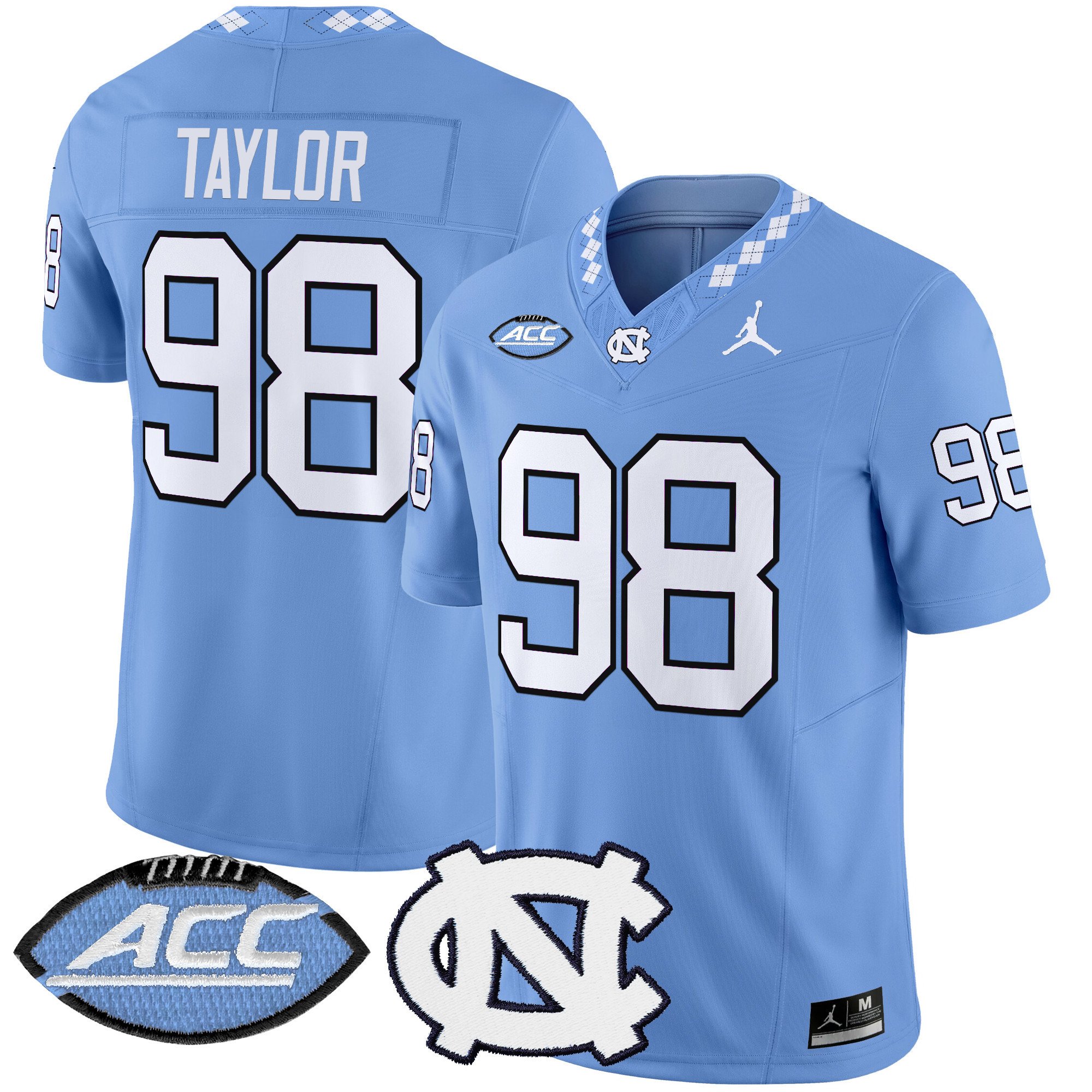 Men's North Carolina Tar Heels 2024 Vapor Limited Jersey - All Stitched