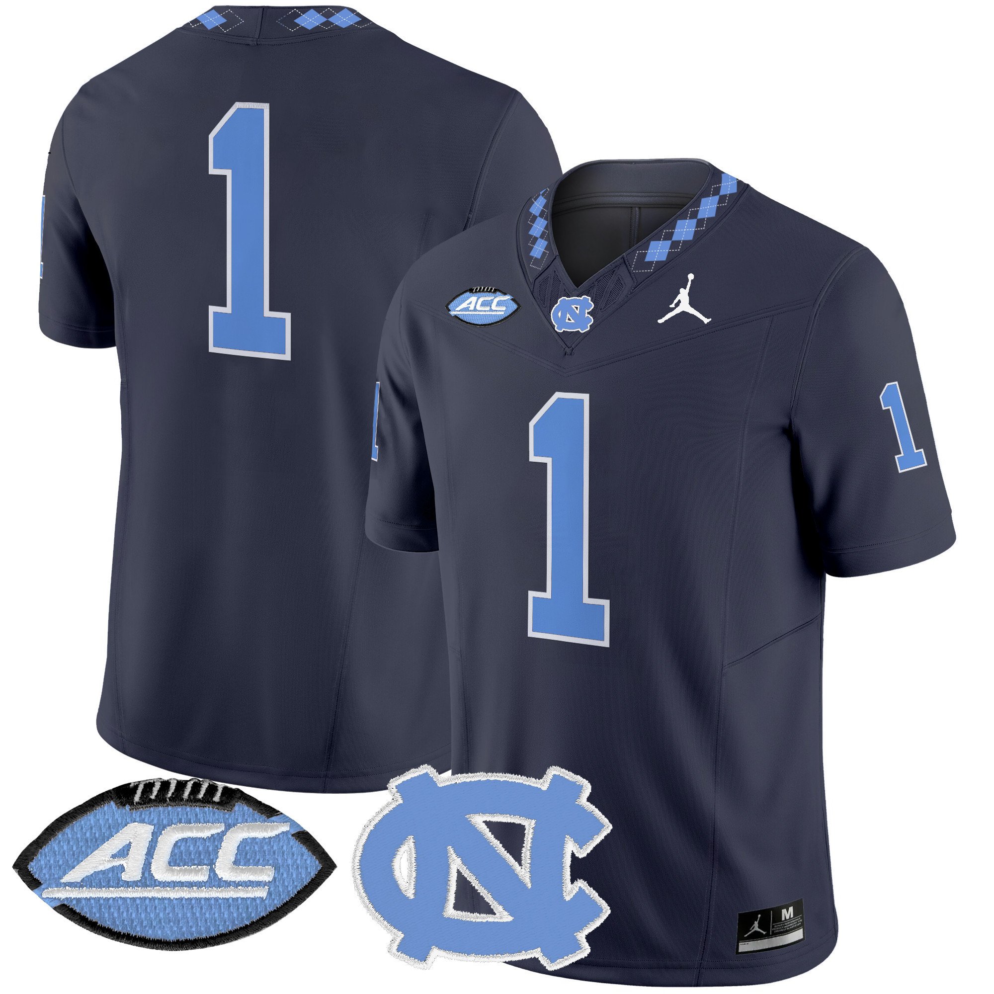 Men's North Carolina Tar Heels 2024 Vapor Limited Jersey - All Stitched