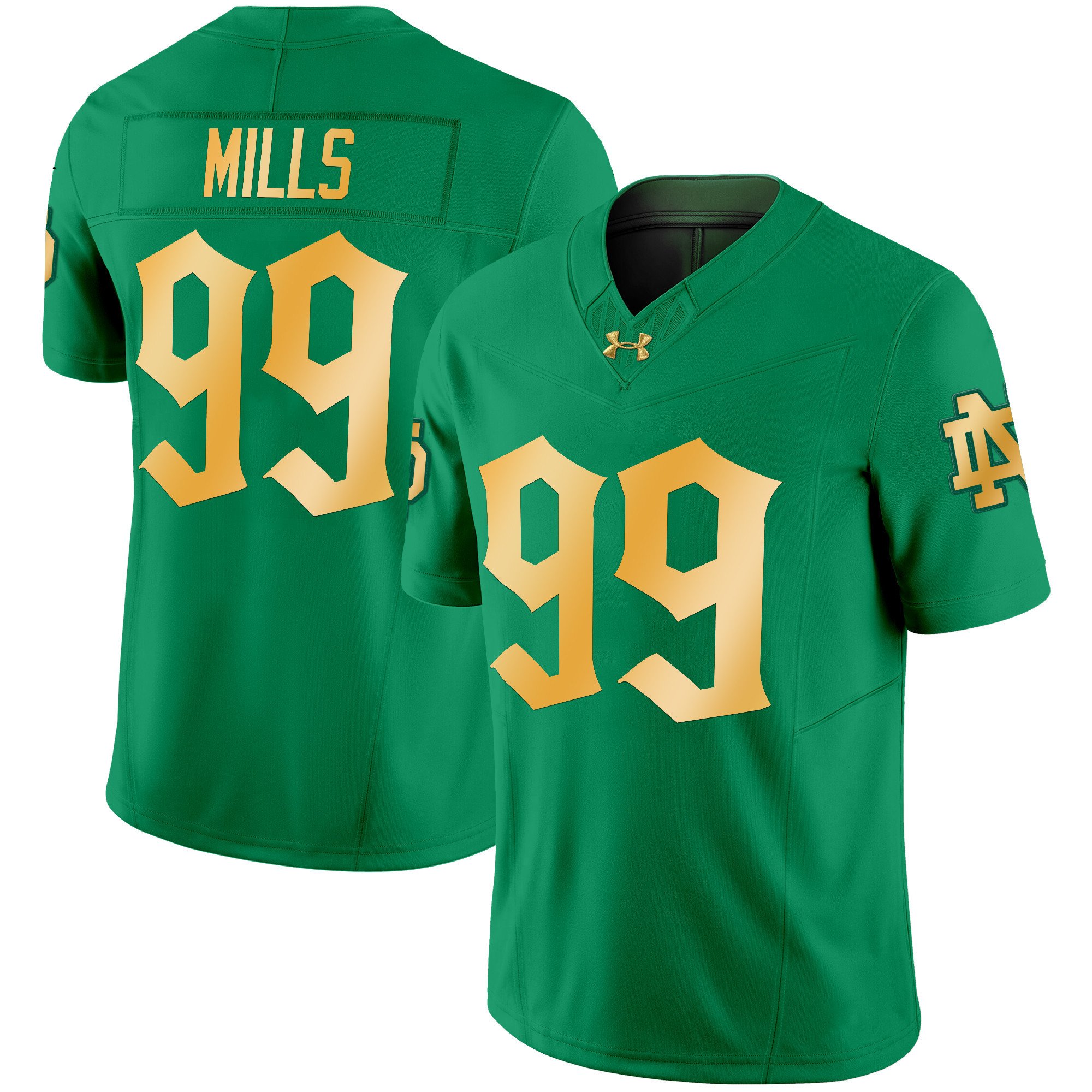 Men's Notre Dame Fighting Irish 2024 Vapor Limited Jersey - All Stitched