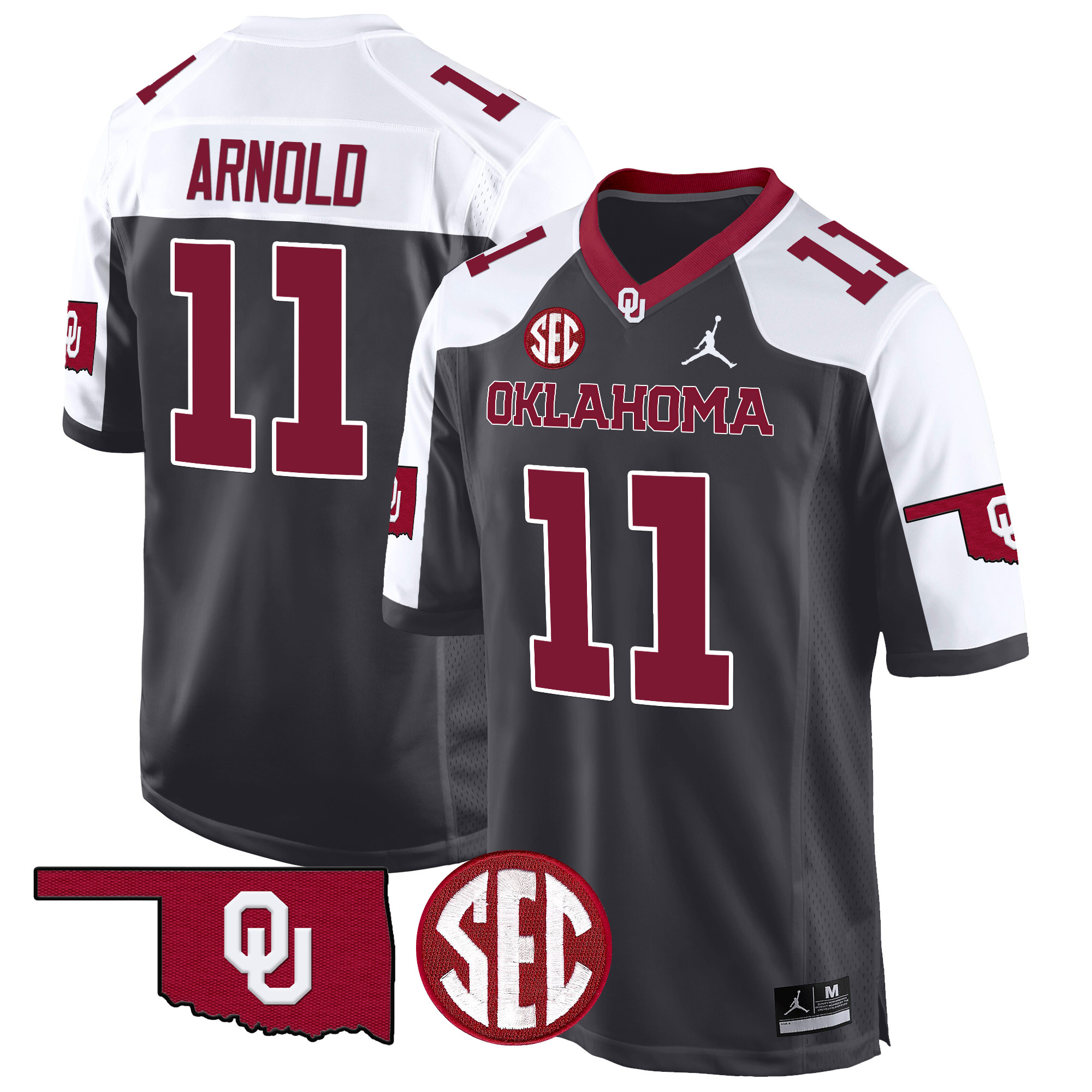 Men's Oklahoma Sooners 2024 Game Jersey - All Stitched