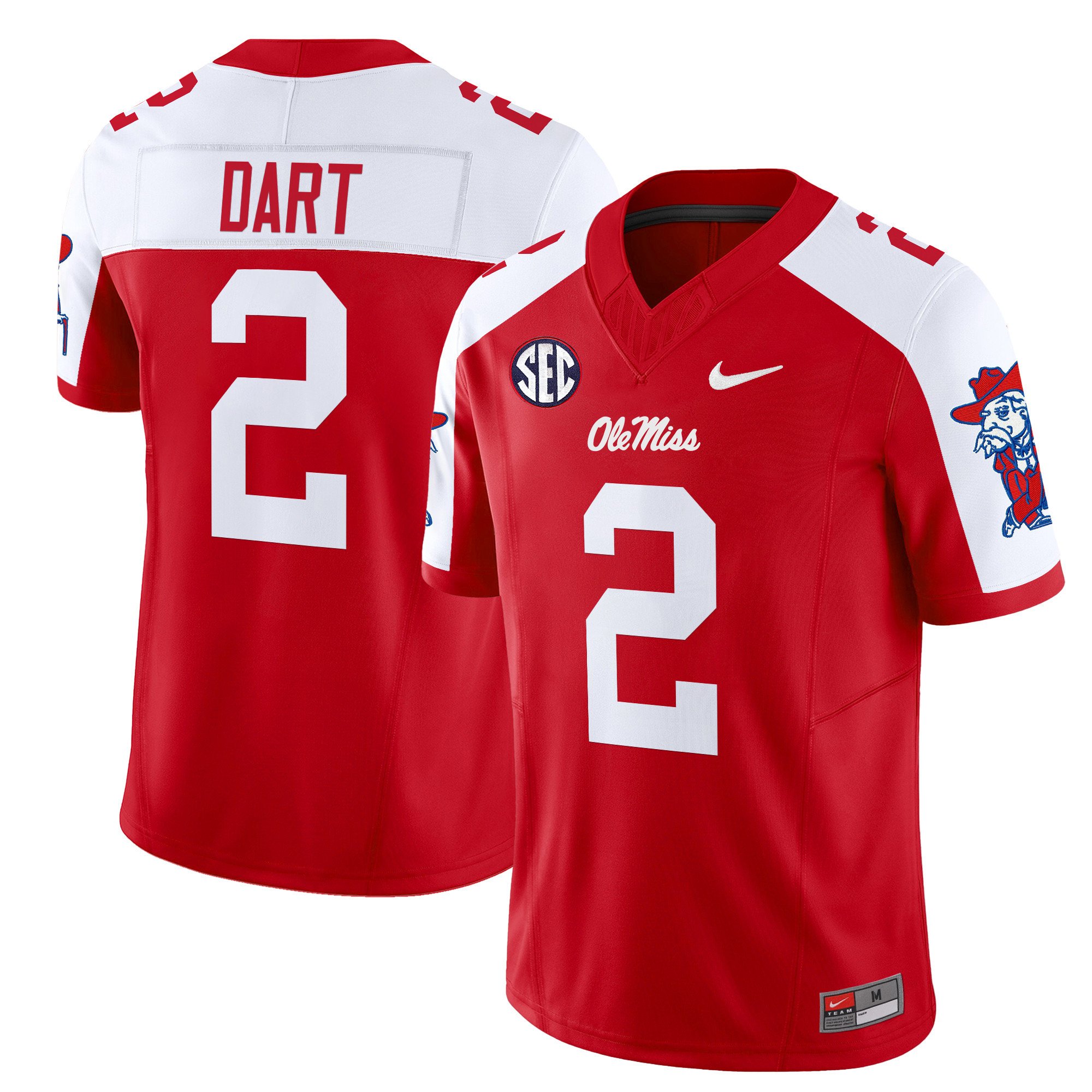 Men's Ole Miss Rebels 2024 Vapor Limited Jersey - All Stitched