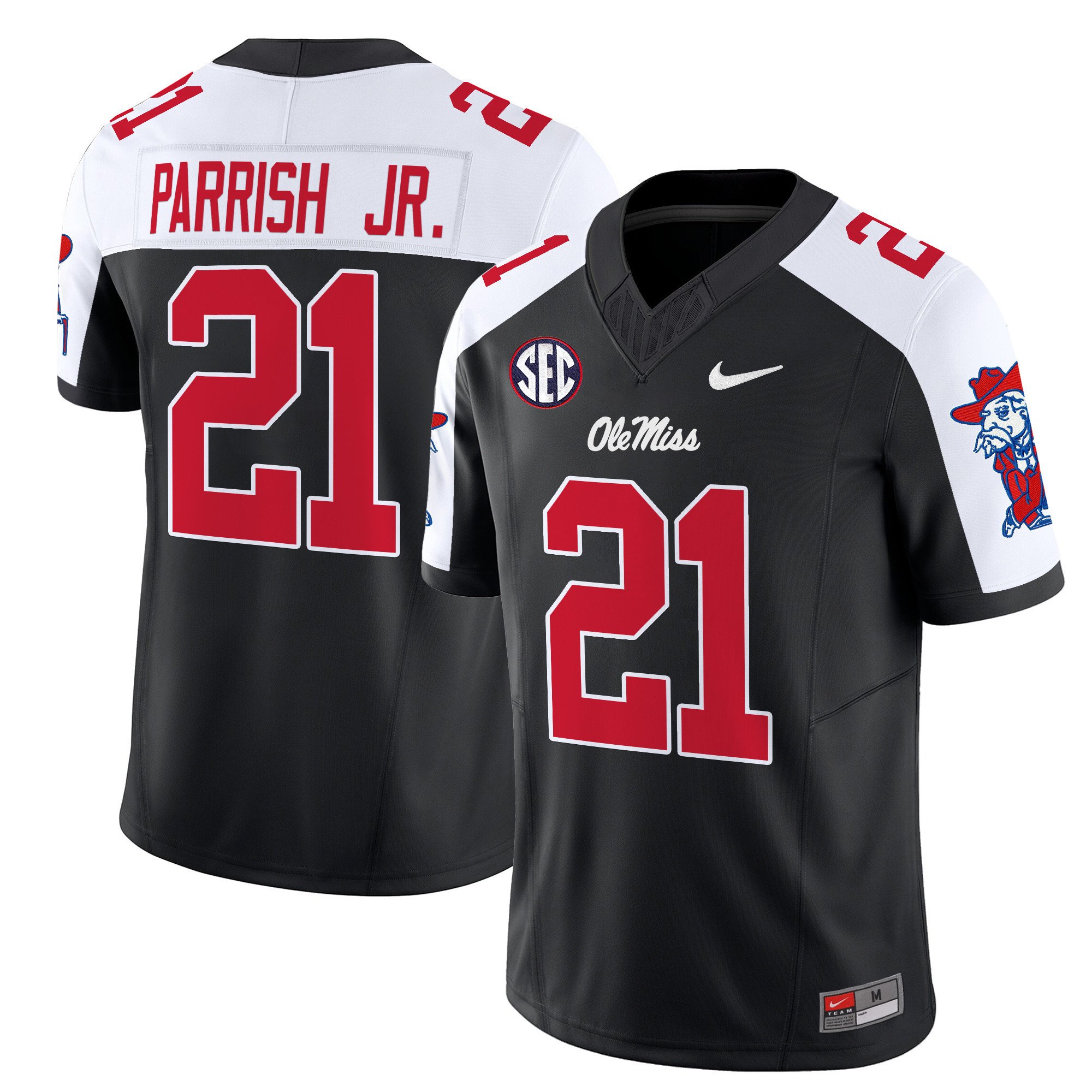 Men's Ole Miss Rebels 2024 Vapor Limited Jersey - All Stitched