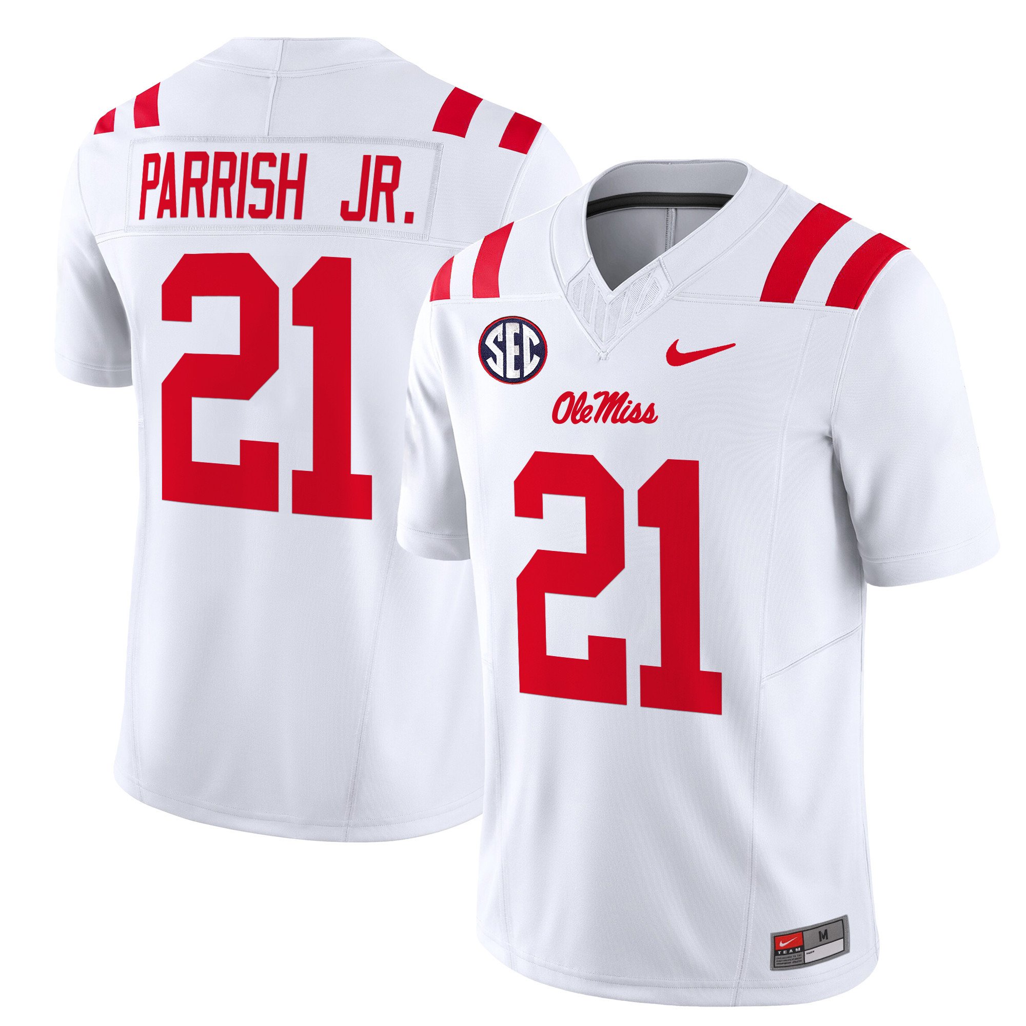 Men's Ole Miss Rebels 2024 Vapor Limited Jersey - All Stitched