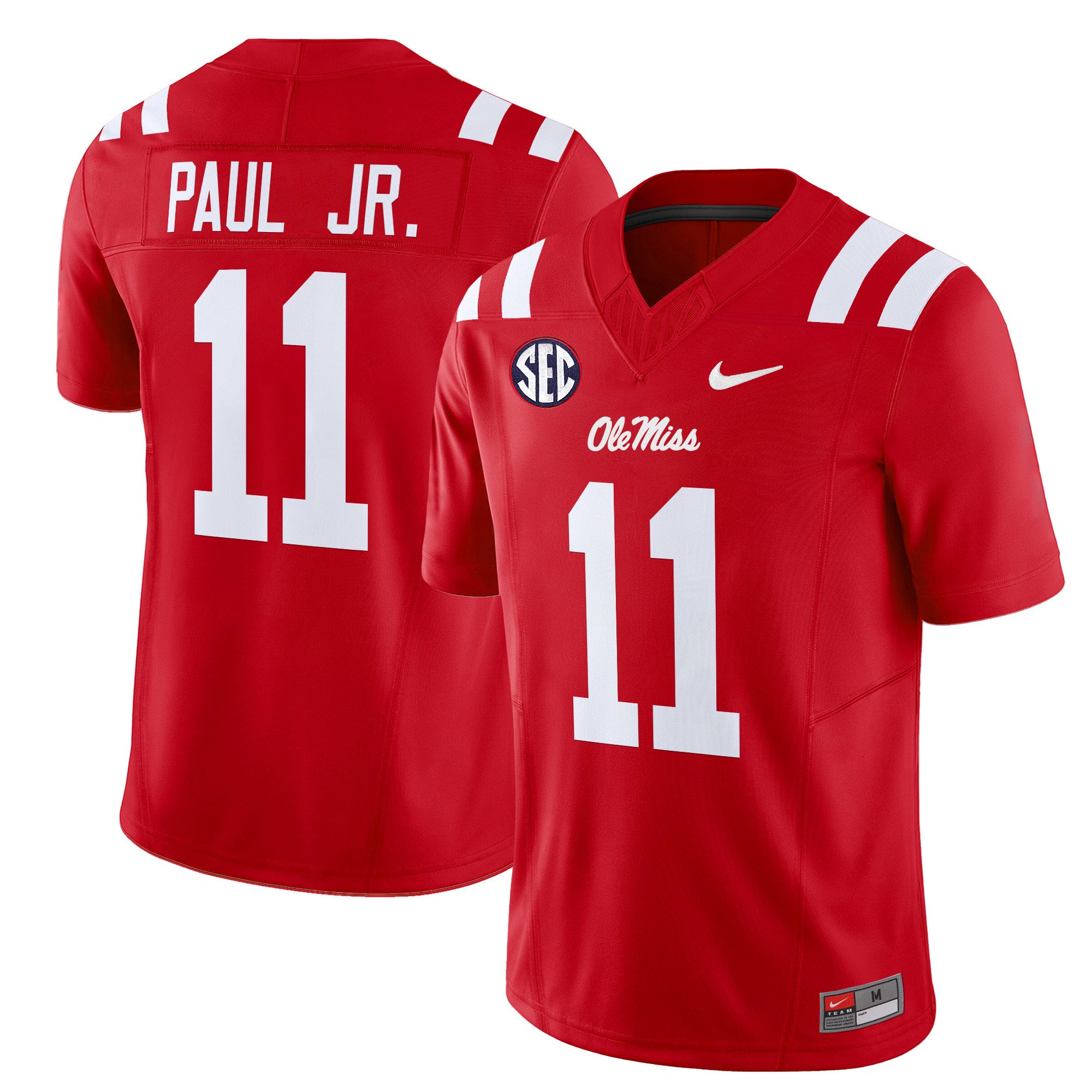 Men's Ole Miss Rebels 2024 Vapor Limited Jersey - All Stitched