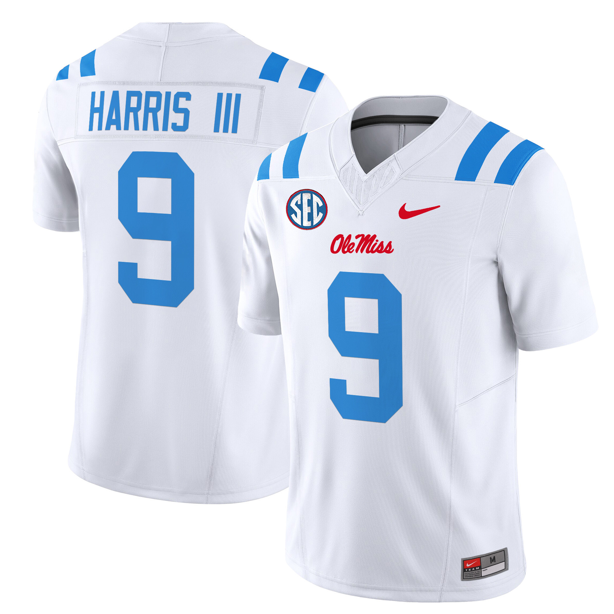 Men's Ole Miss Rebels 2024 Vapor Limited Jersey - All Stitched