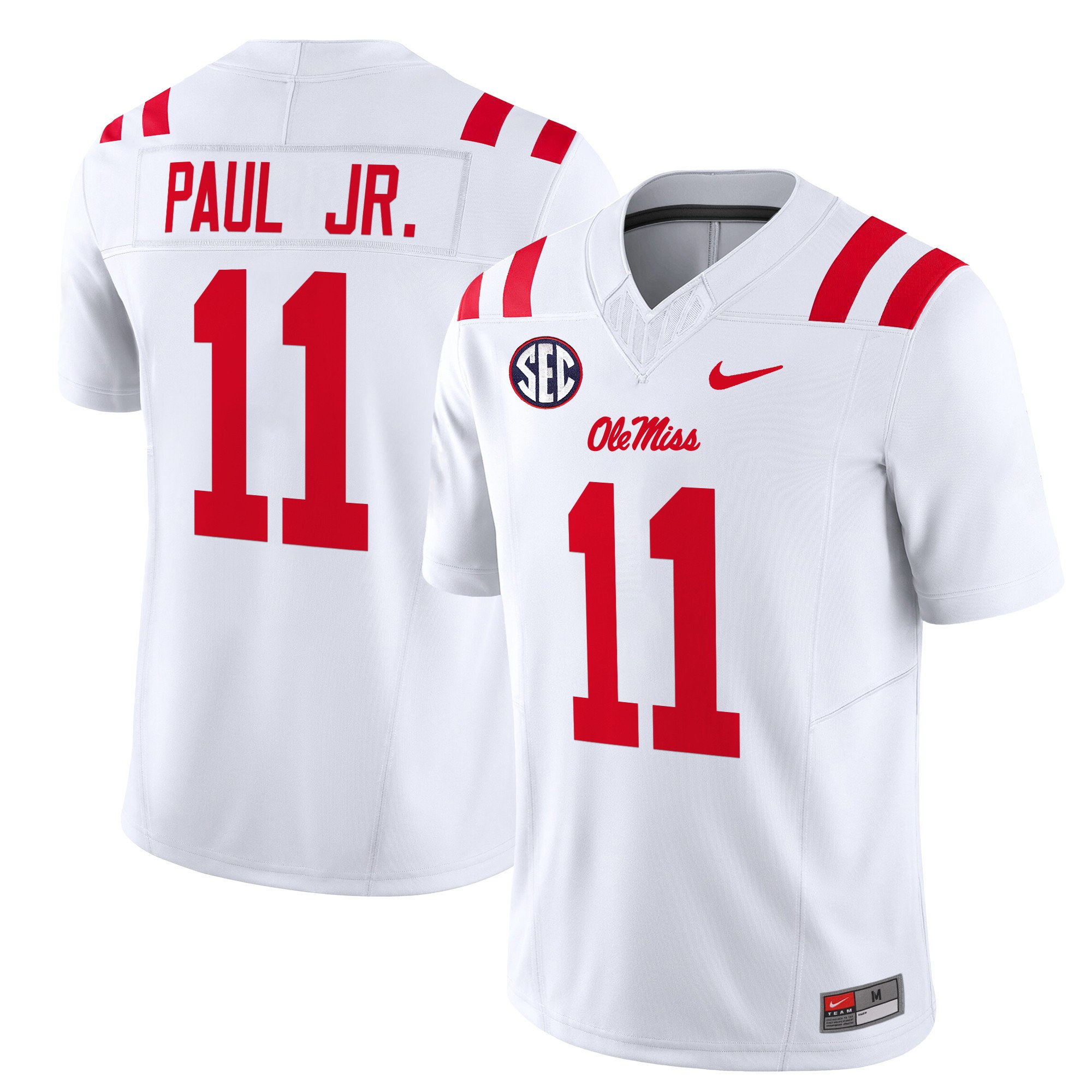 Men's Ole Miss Rebels 2024 Vapor Limited Jersey - All Stitched