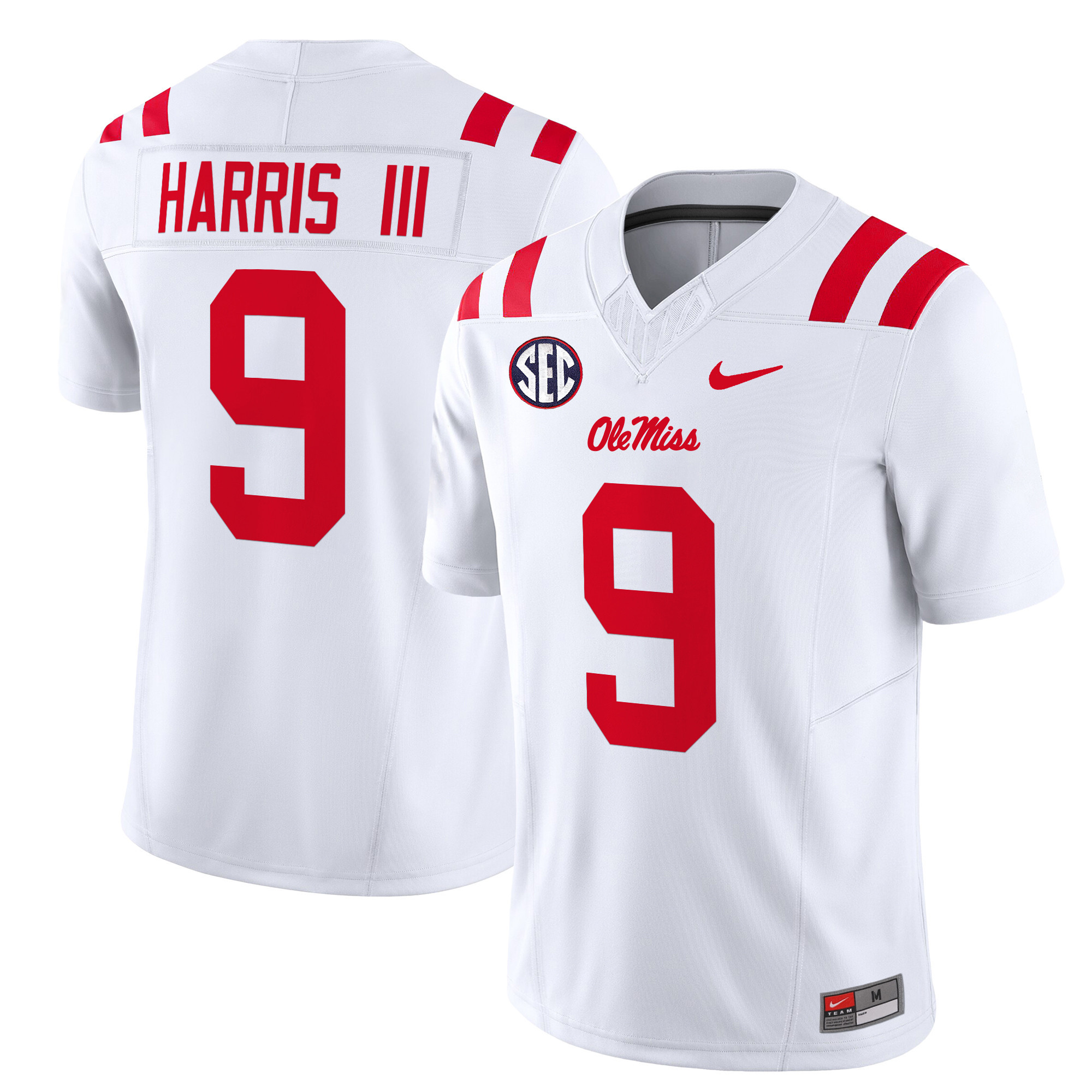 Men's Ole Miss Rebels 2024 Vapor Limited Jersey - All Stitched