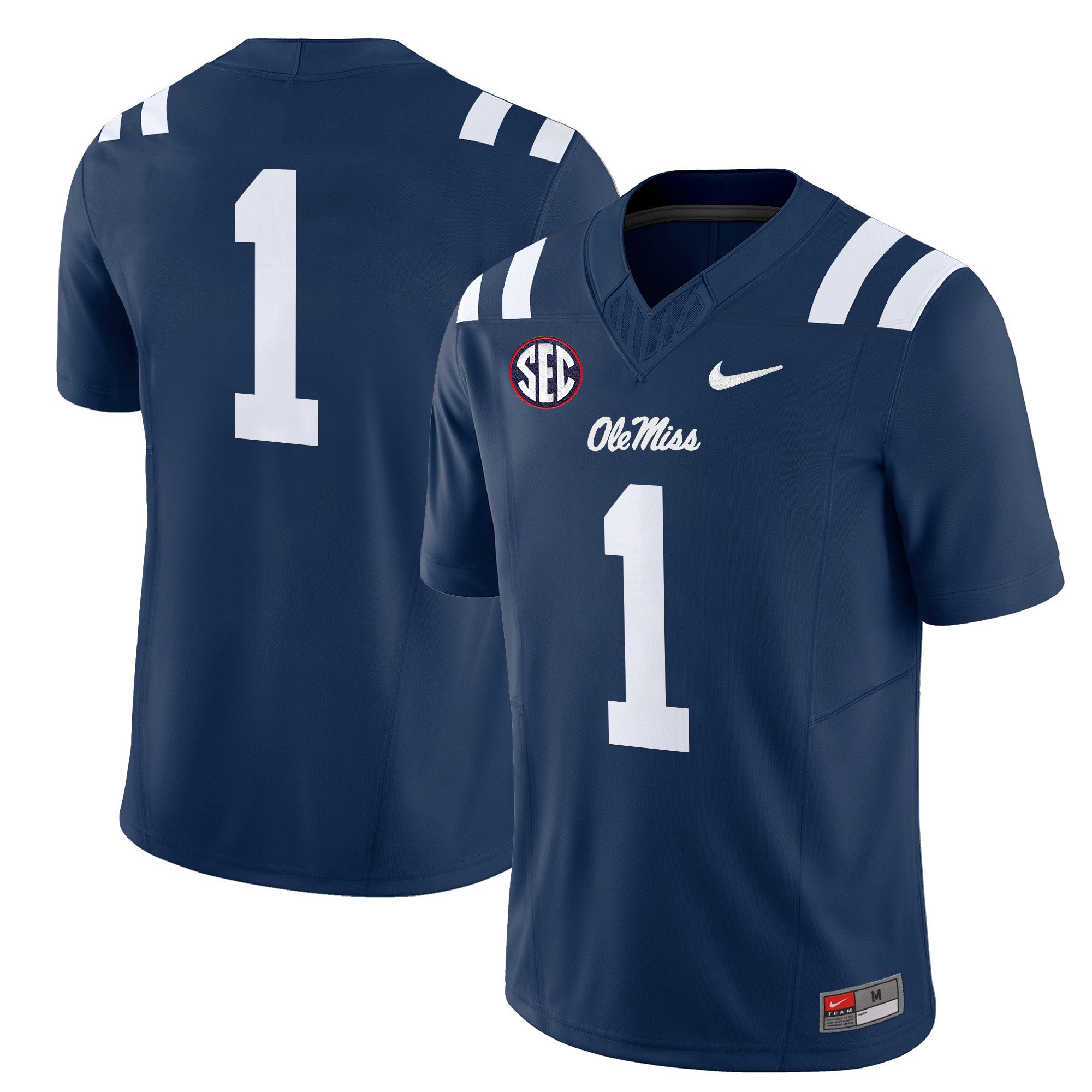 Men's Ole Miss Rebels 2024 Vapor Limited Jersey - All Stitched