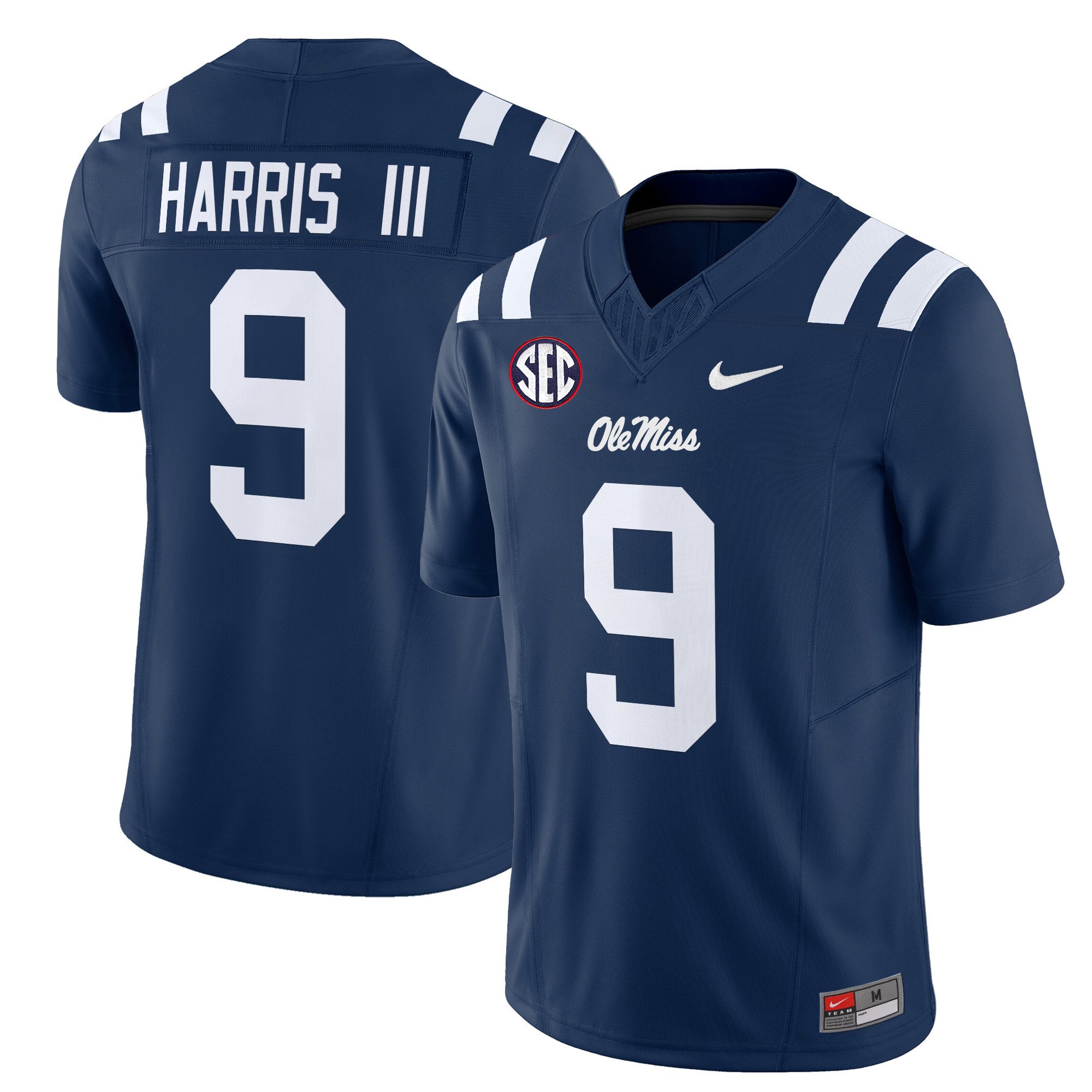 Men's Ole Miss Rebels 2024 Vapor Limited Jersey - All Stitched
