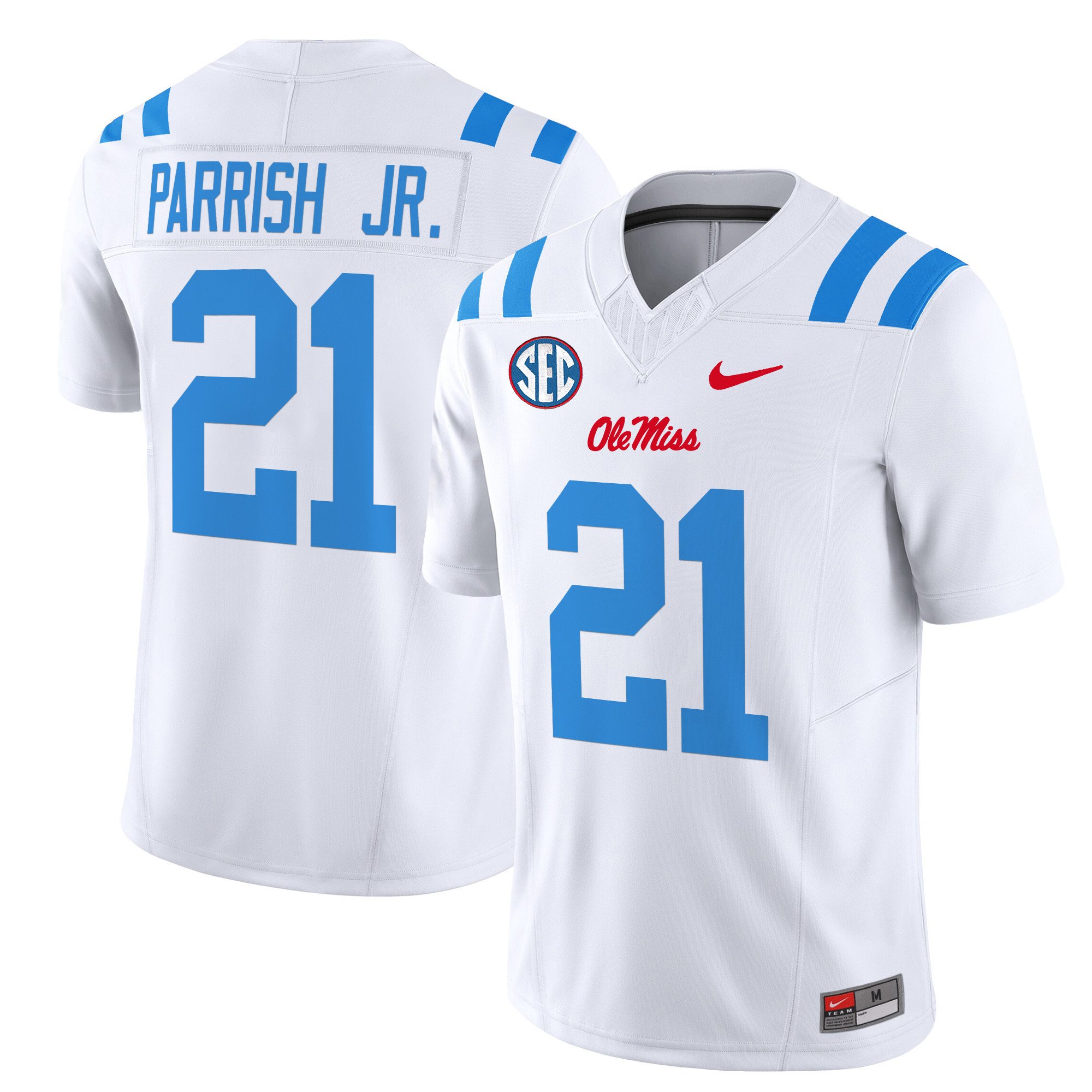Men's Ole Miss Rebels 2024 Vapor Limited Jersey - All Stitched