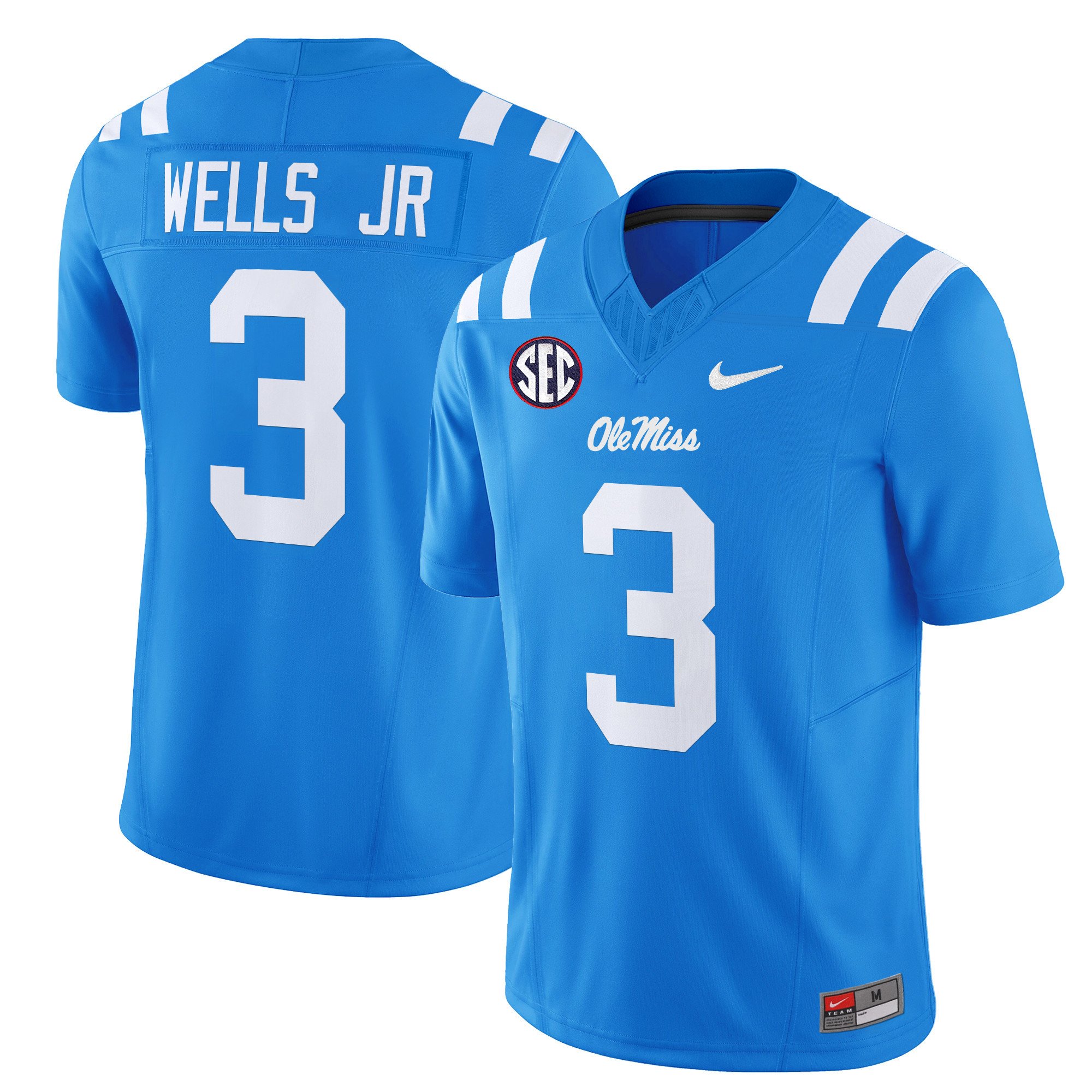 Men's Ole Miss Rebels 2024 Vapor Limited Jersey - All Stitched
