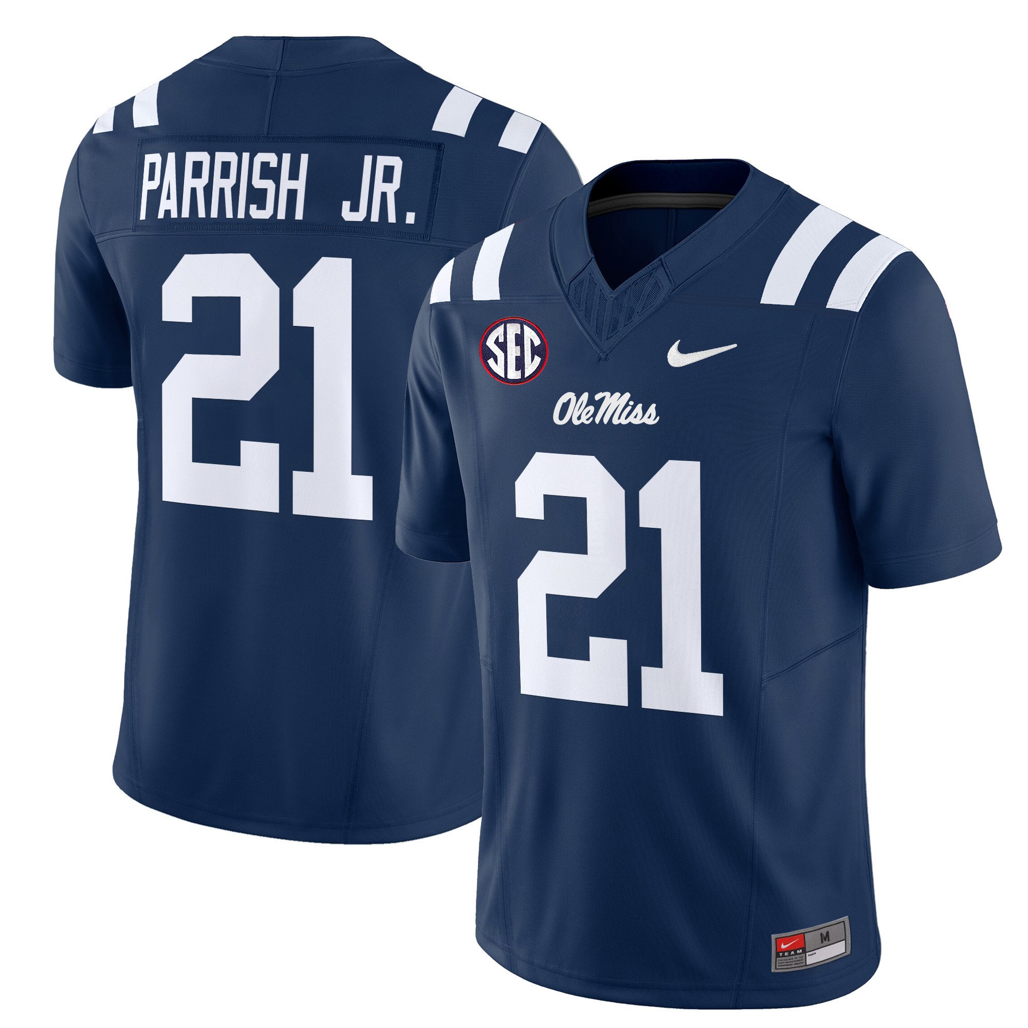 Men's Ole Miss Rebels 2024 Vapor Limited Jersey - All Stitched