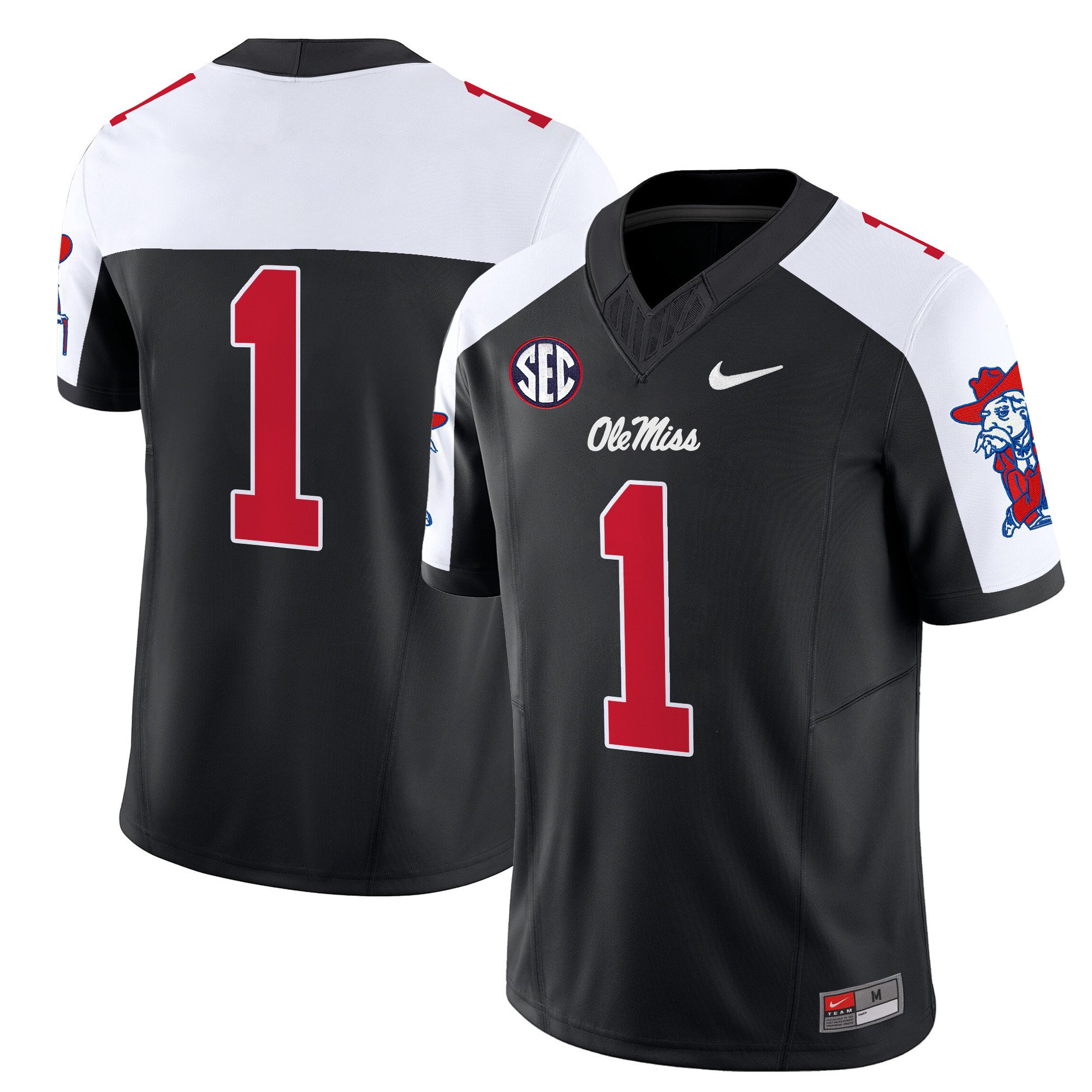 Men's Ole Miss Rebels 2024 Vapor Limited Jersey - All Stitched