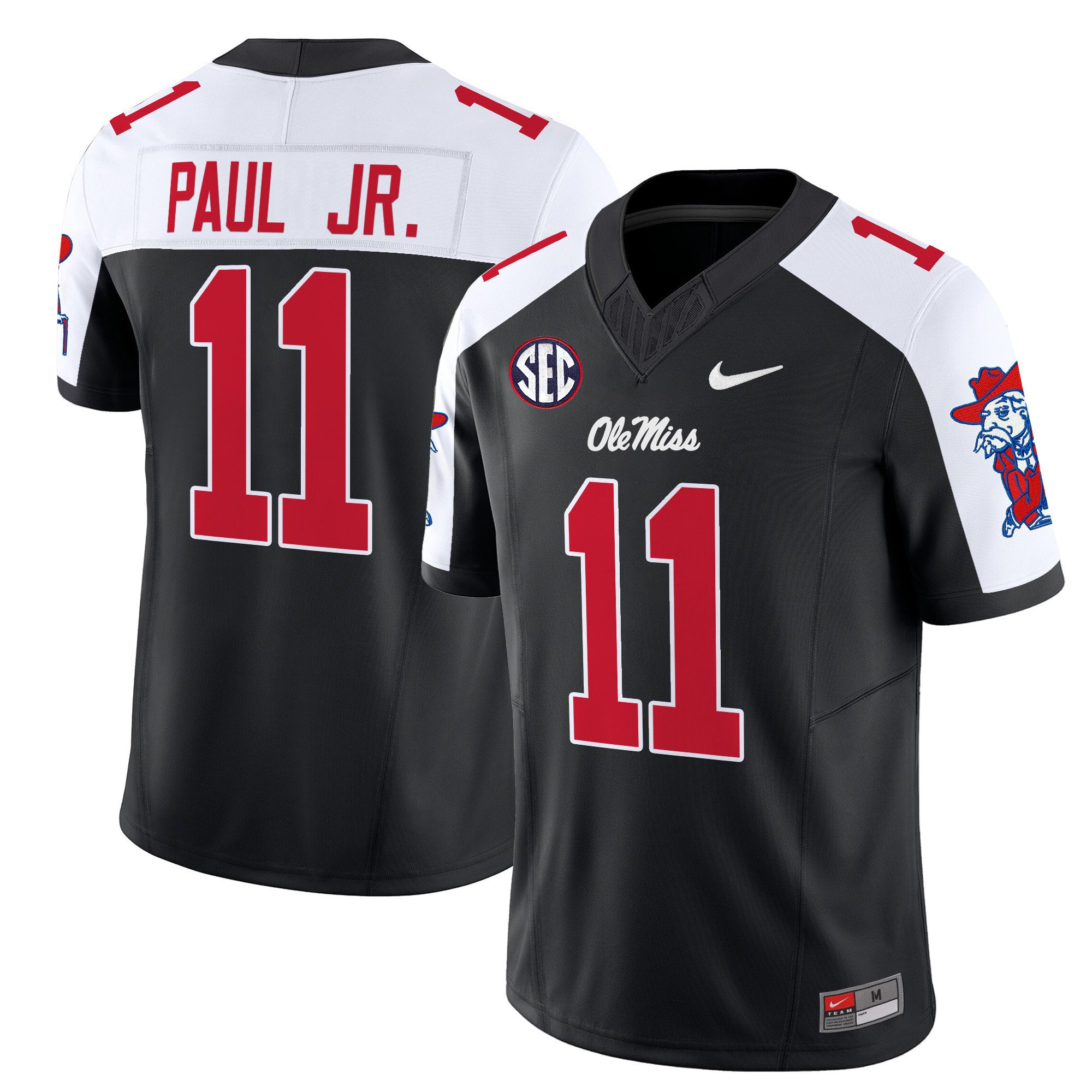 Men's Ole Miss Rebels 2024 Vapor Limited Jersey - All Stitched