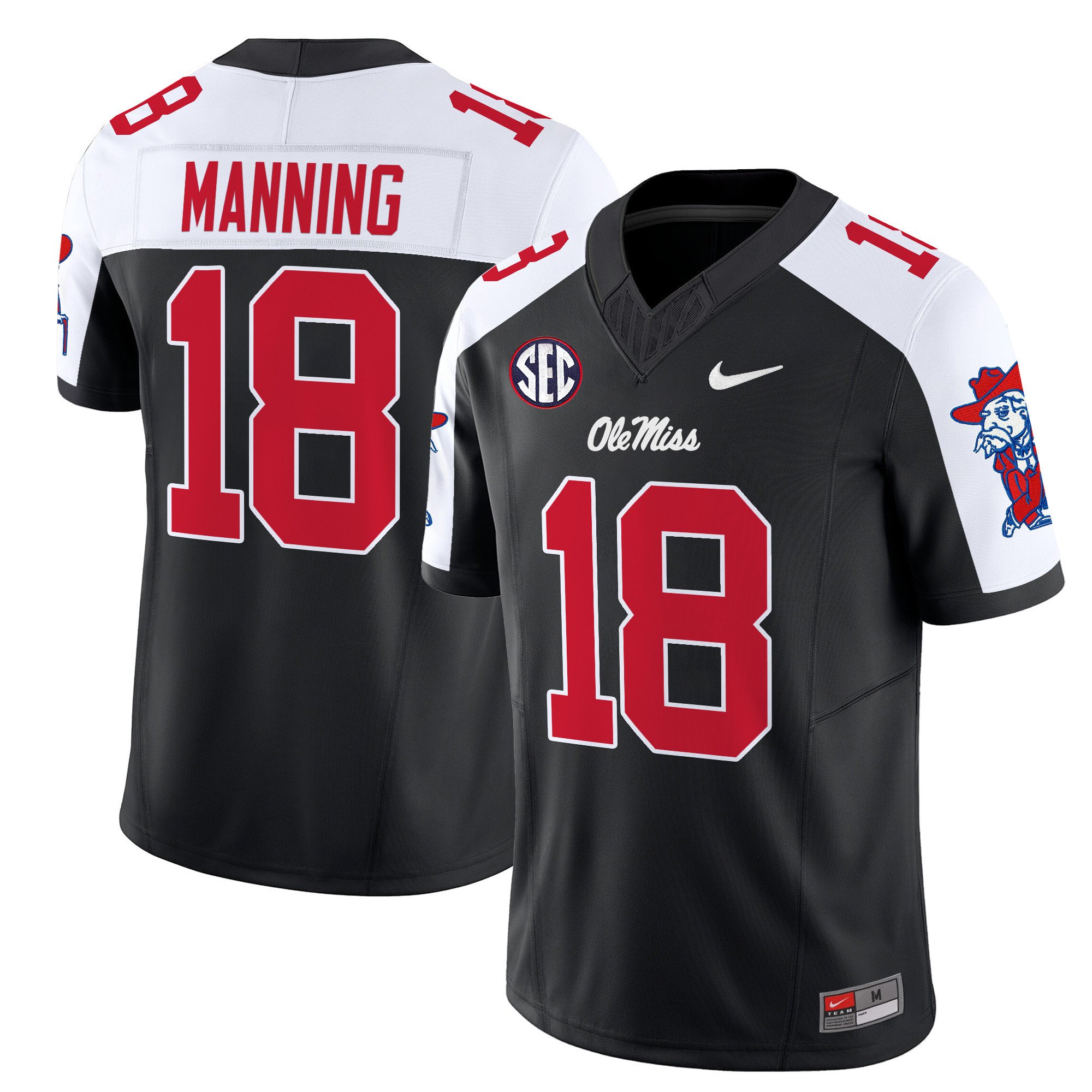 Men's Ole Miss Rebels 2024 Vapor Limited Jersey - All Stitched