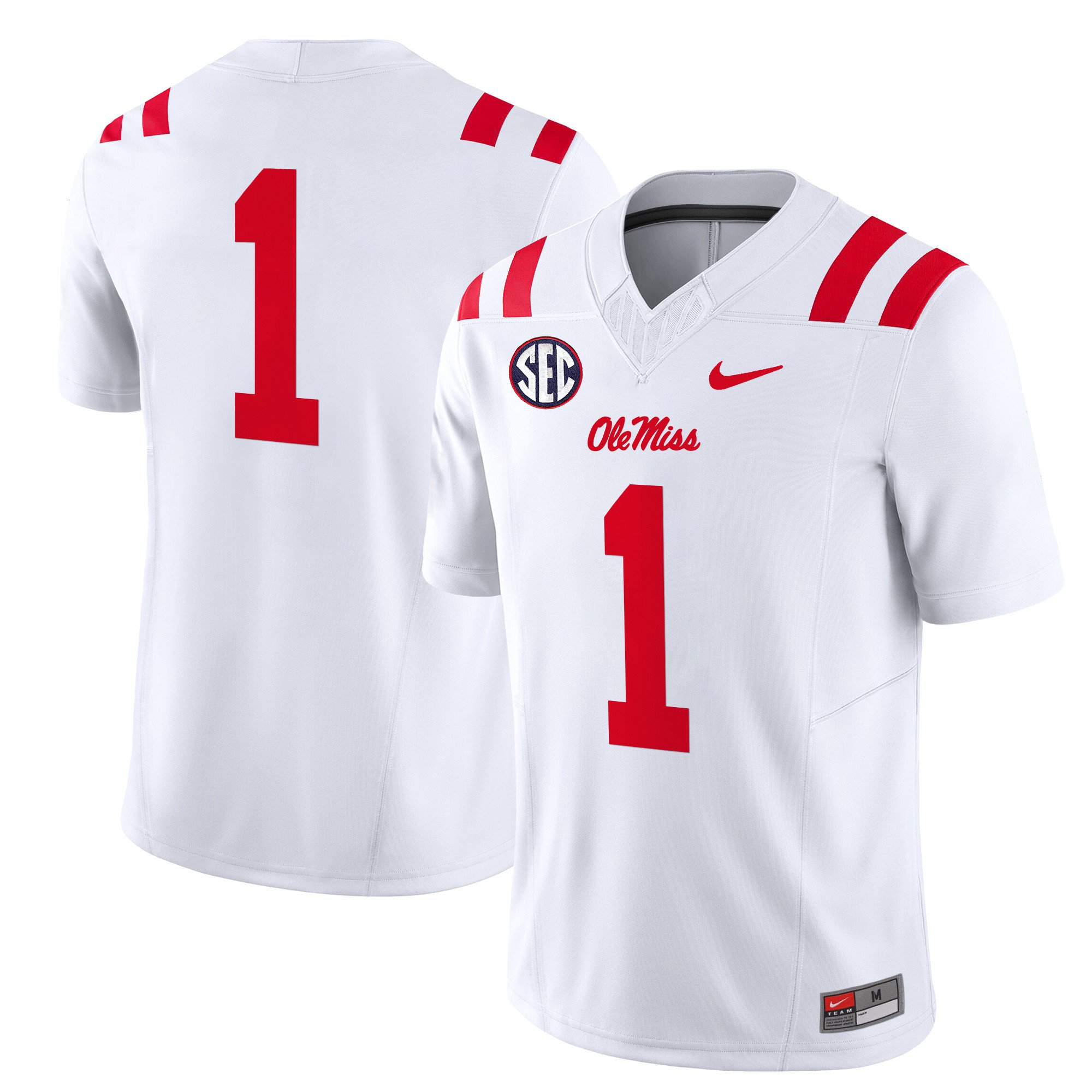 Men's Ole Miss Rebels 2024 Vapor Limited Jersey - All Stitched