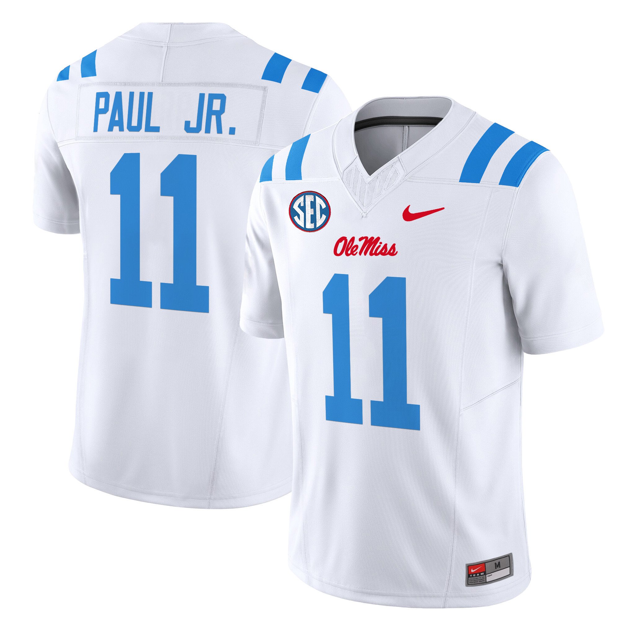 Men's Ole Miss Rebels 2024 Vapor Limited Jersey - All Stitched