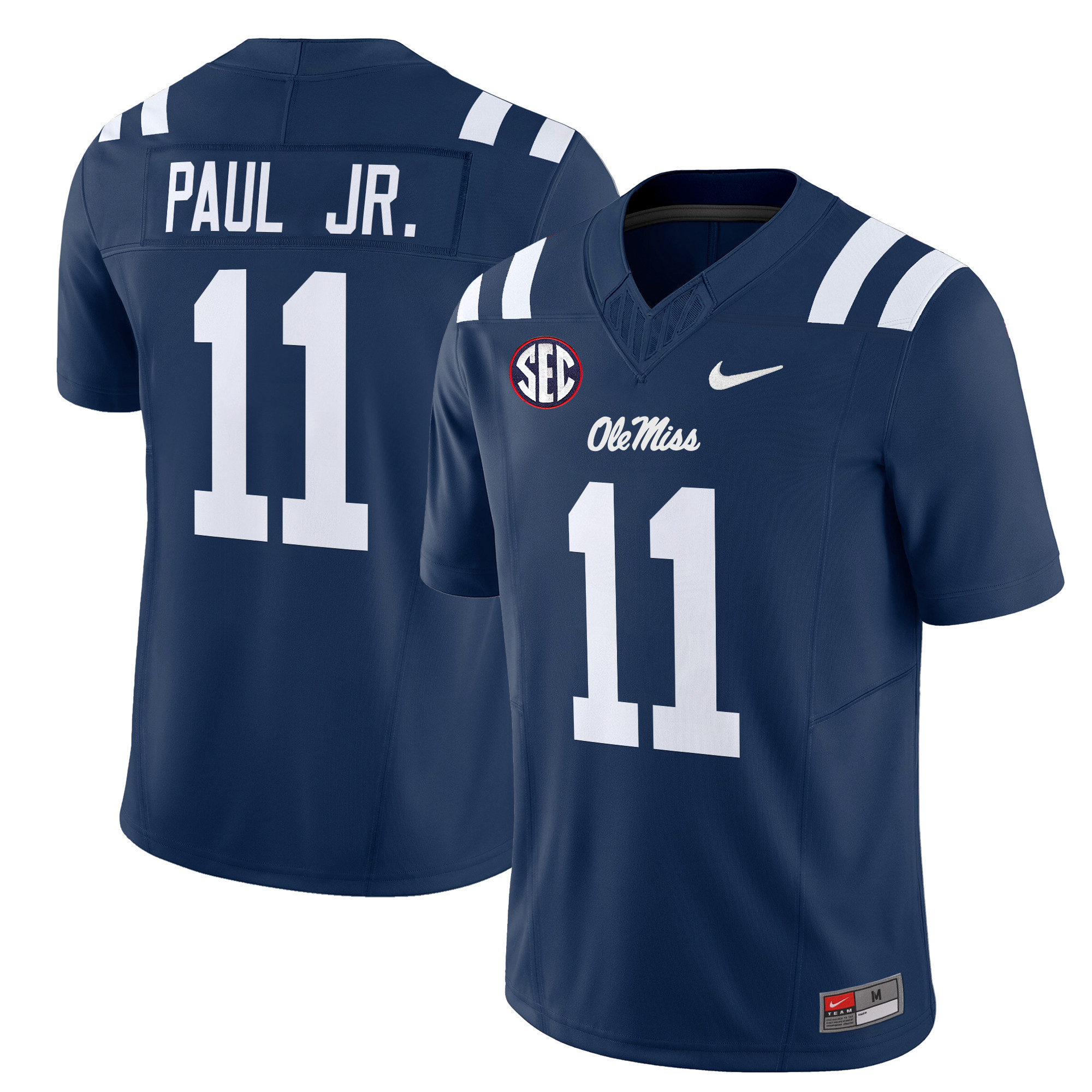 Men's Ole Miss Rebels 2024 Vapor Limited Jersey - All Stitched