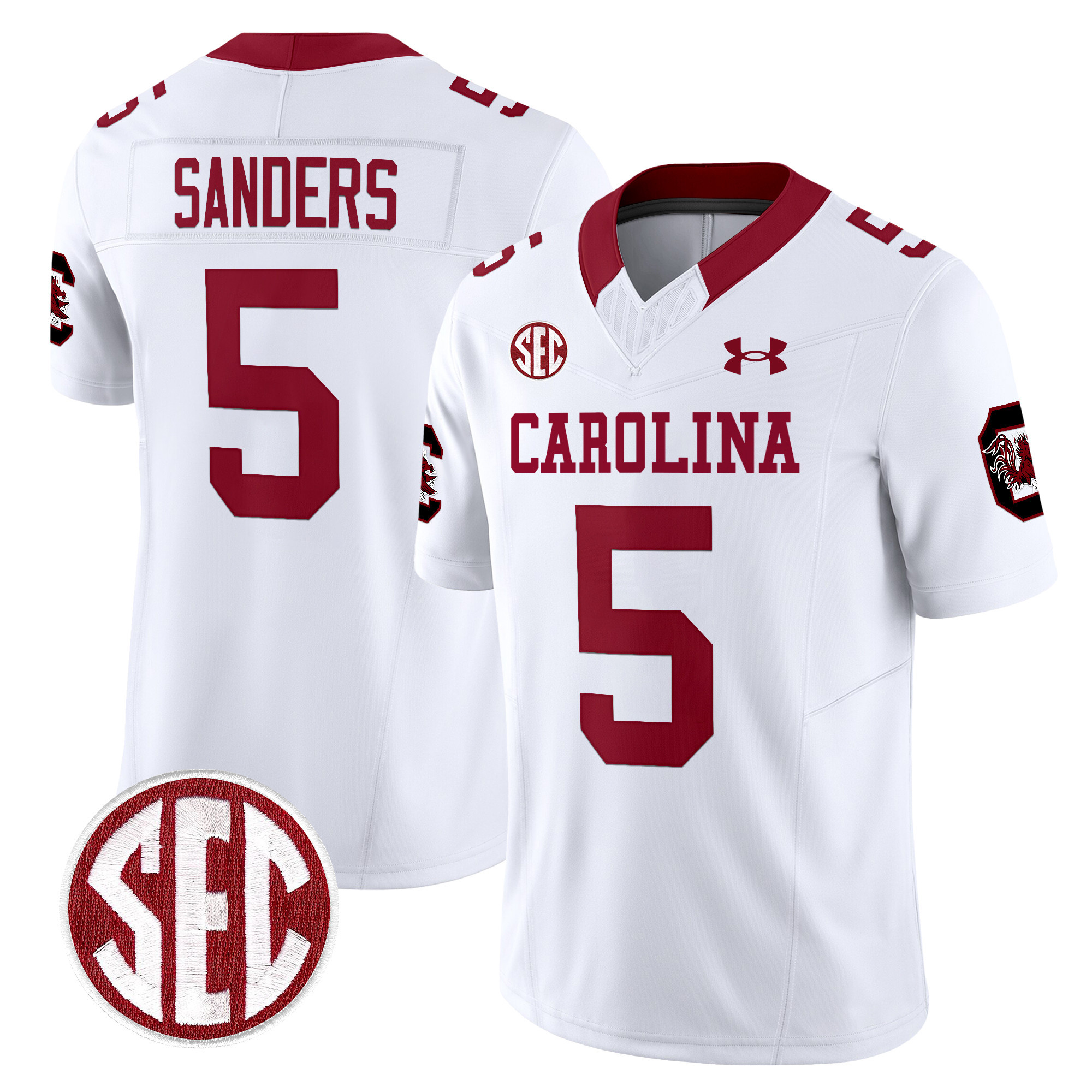 Men's South Carolina Gamecocks 1980 Throwback Vapor Limited Jersey V2 - All Stitched