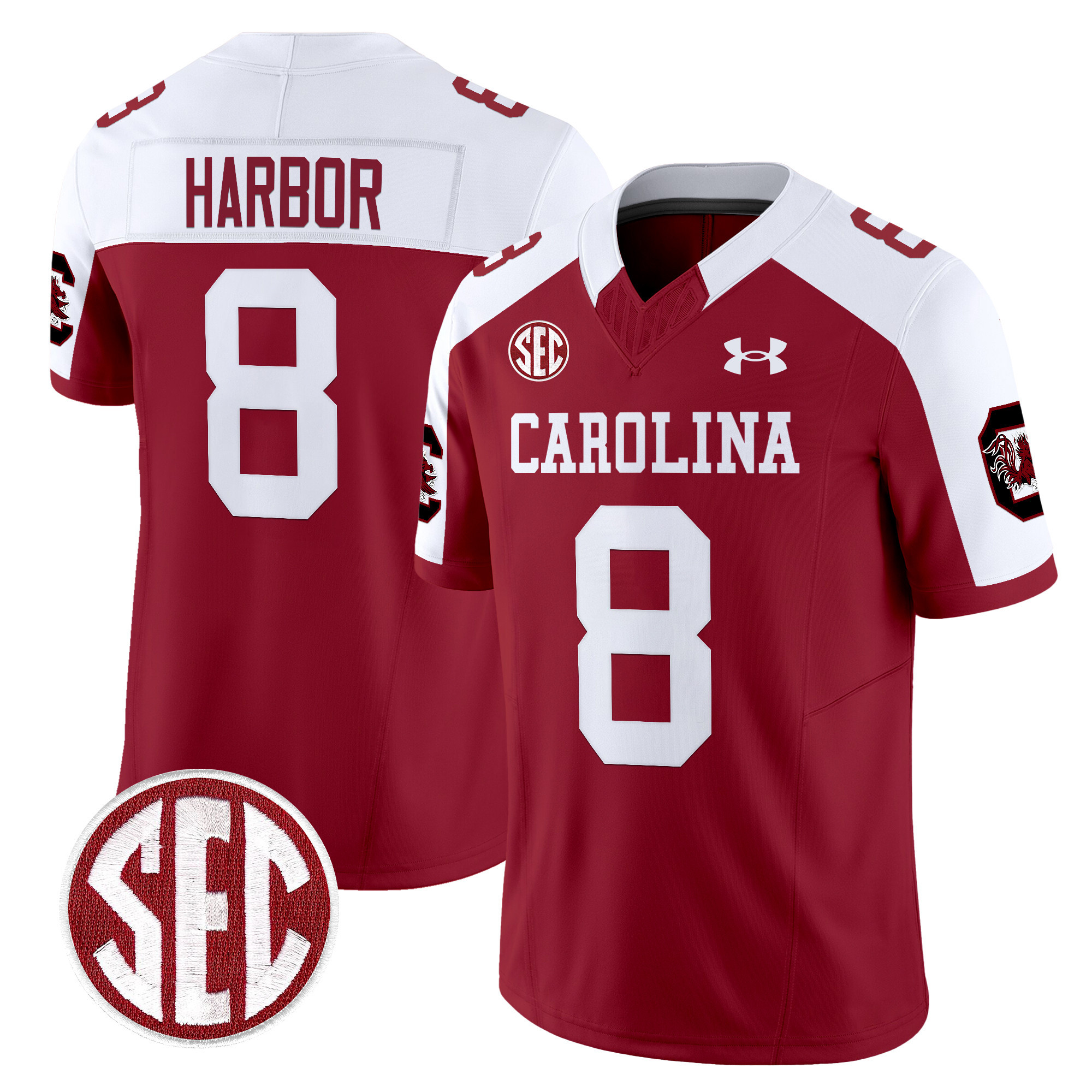 Men's South Carolina Gamecocks 1980 Throwback Vapor Limited Jersey V2 - All Stitched