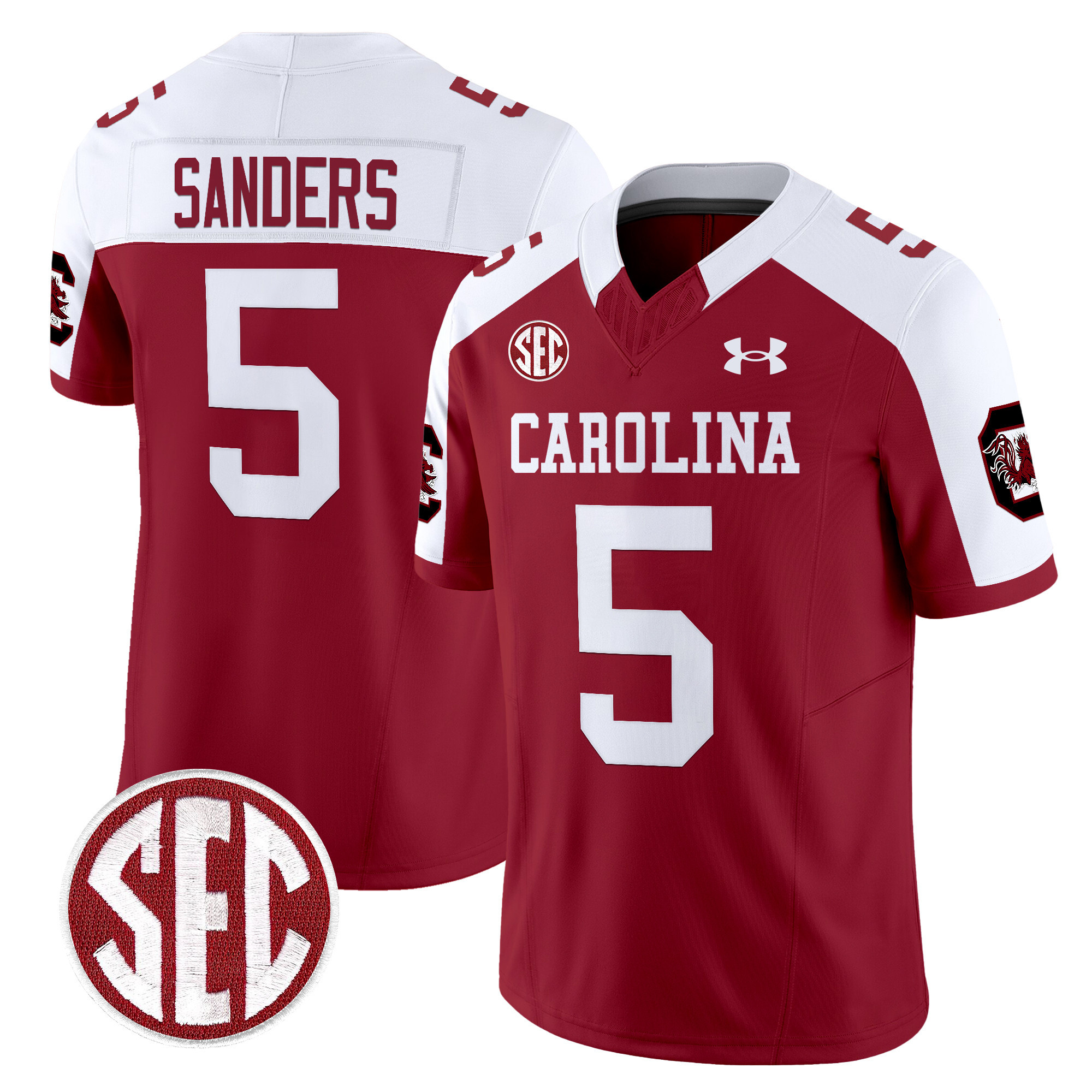 Men's South Carolina Gamecocks 1980 Throwback Vapor Limited Jersey V2 - All Stitched
