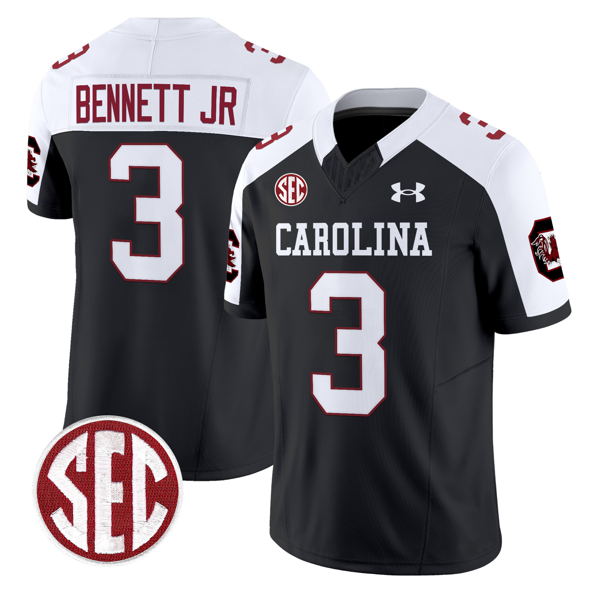 Men's South Carolina Gamecocks 1980 Throwback Vapor Limited Jersey V2 - All Stitched