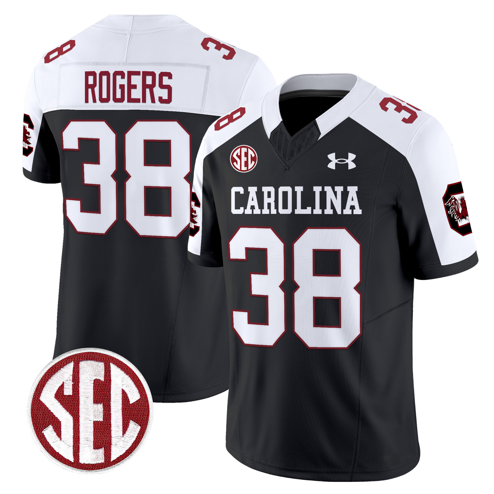 Men's South Carolina Gamecocks 1980 Throwback Vapor Limited Jersey V2 - All Stitched