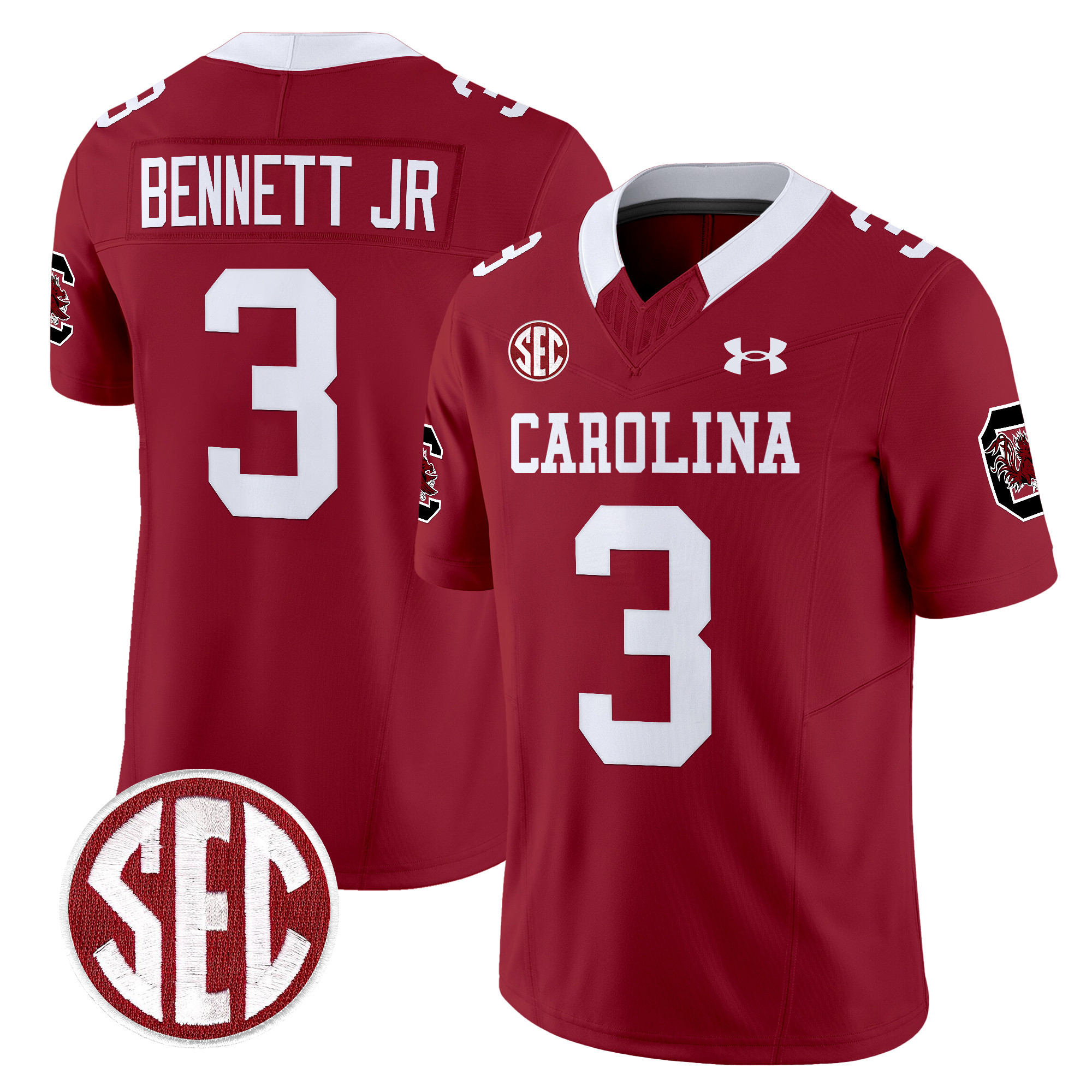 Men's South Carolina Gamecocks 1980 Throwback Vapor Limited Jersey V2 - All Stitched