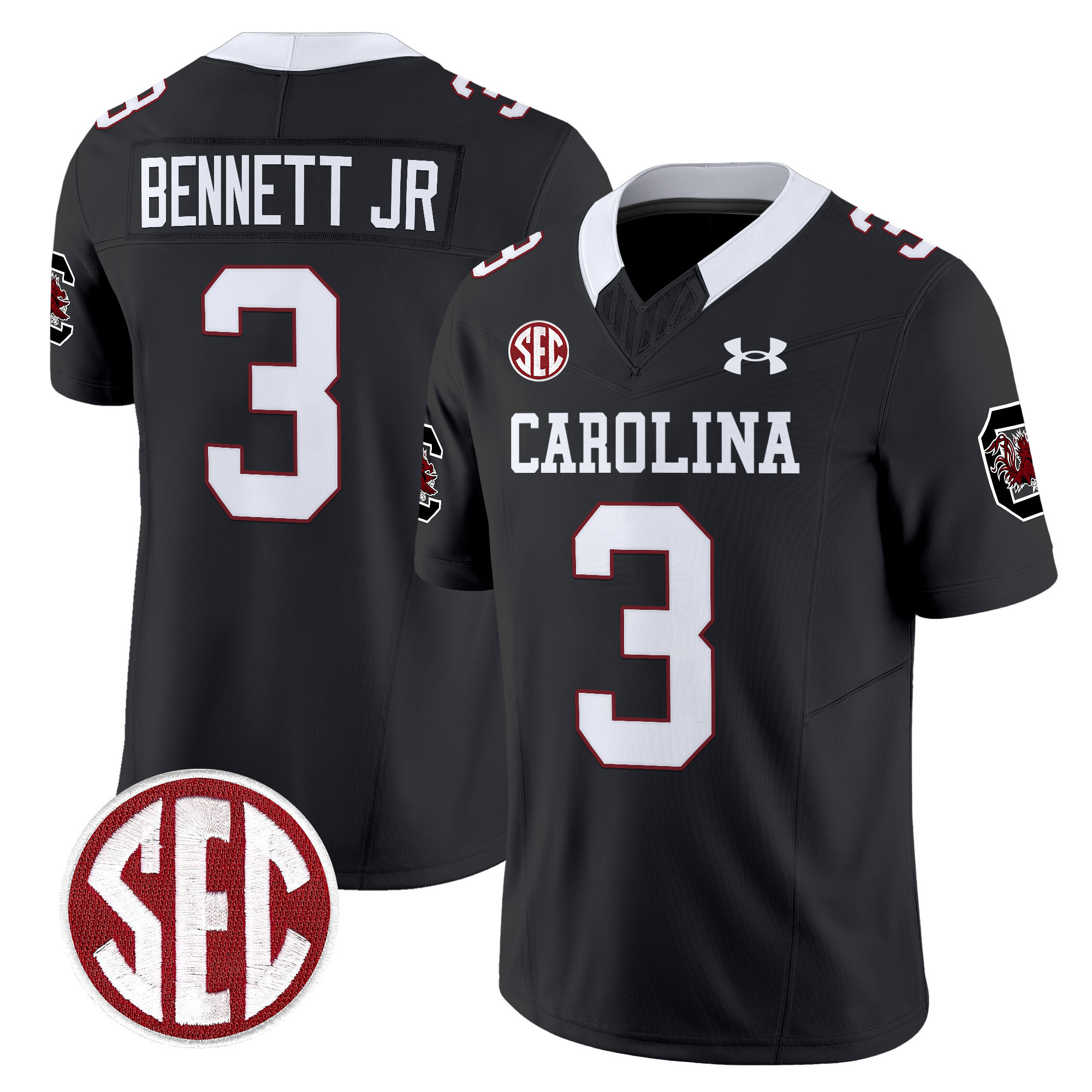 Men's South Carolina Gamecocks 1980 Throwback Vapor Limited Jersey V2 - All Stitched
