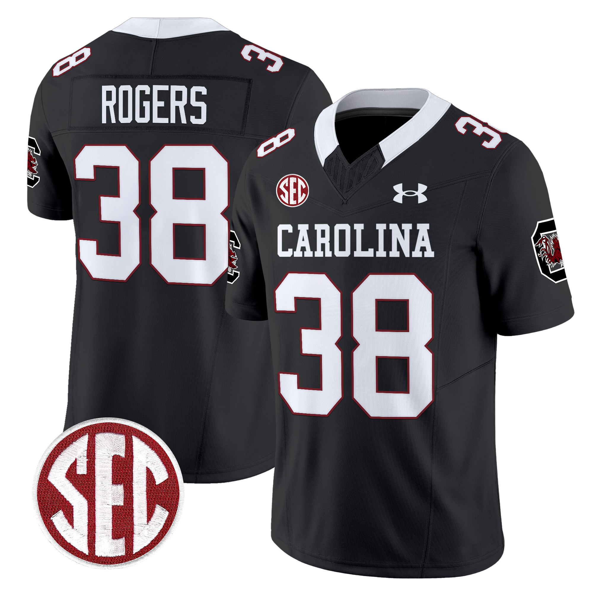 Men's South Carolina Gamecocks 1980 Throwback Vapor Limited Jersey V2 - All Stitched