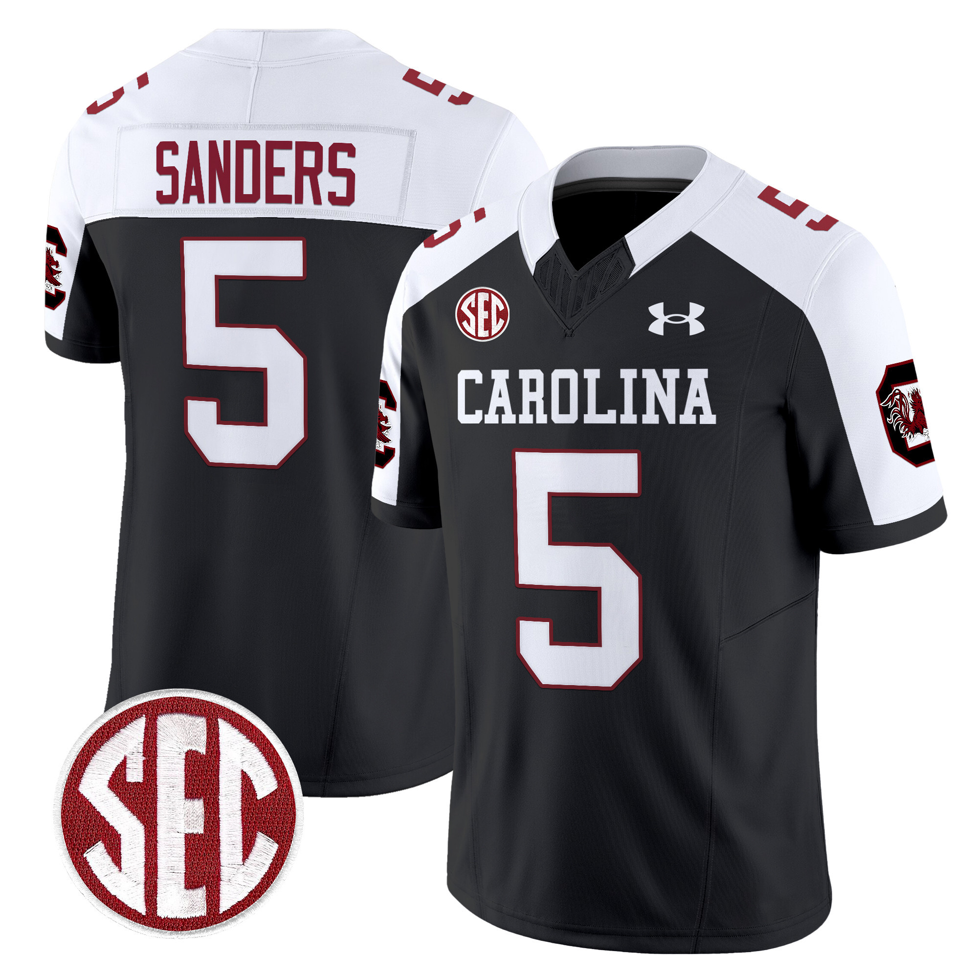 Men's South Carolina Gamecocks 1980 Throwback Vapor Limited Jersey V2 - All Stitched
