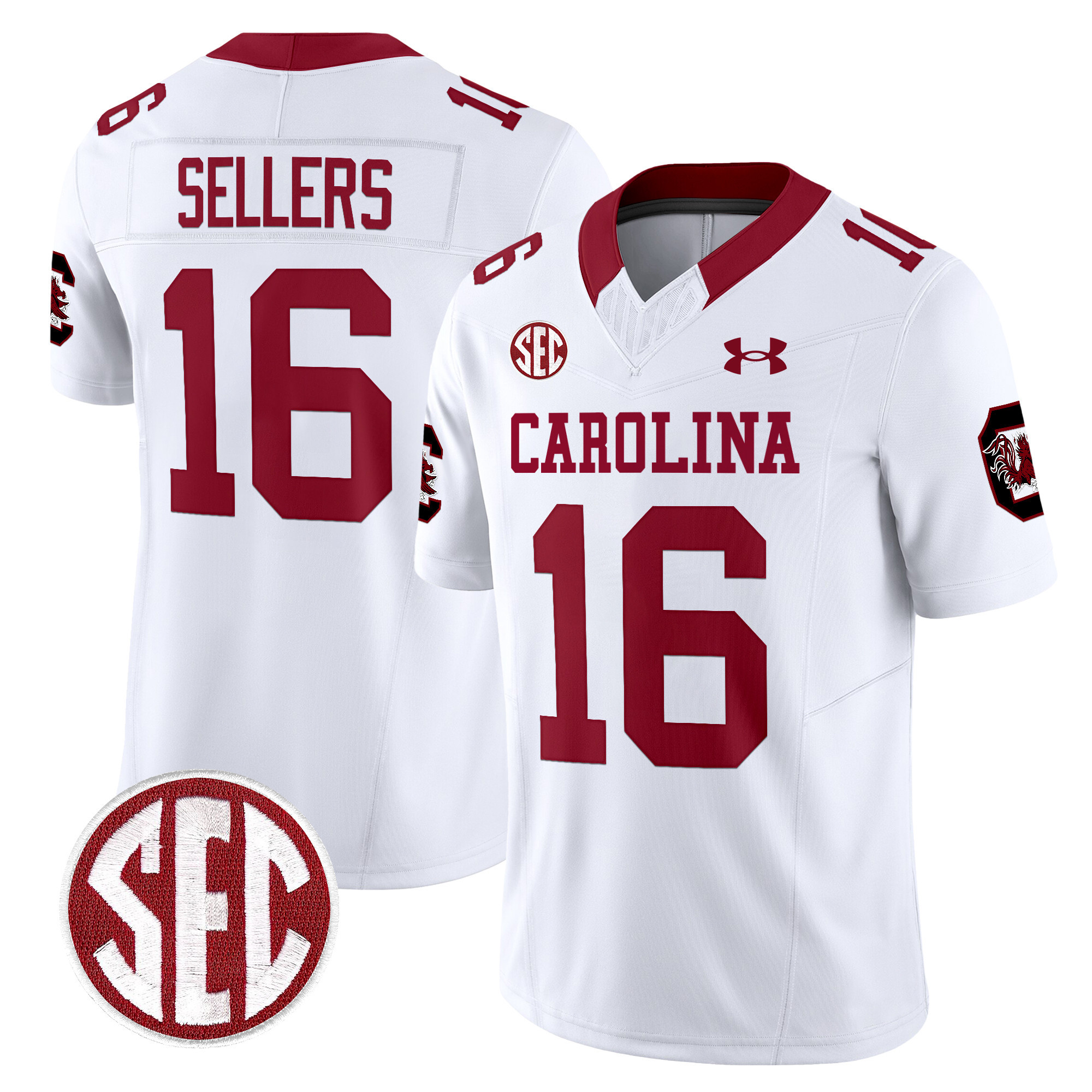 Men's South Carolina Gamecocks 1980 Throwback Vapor Limited Jersey V2 - All Stitched