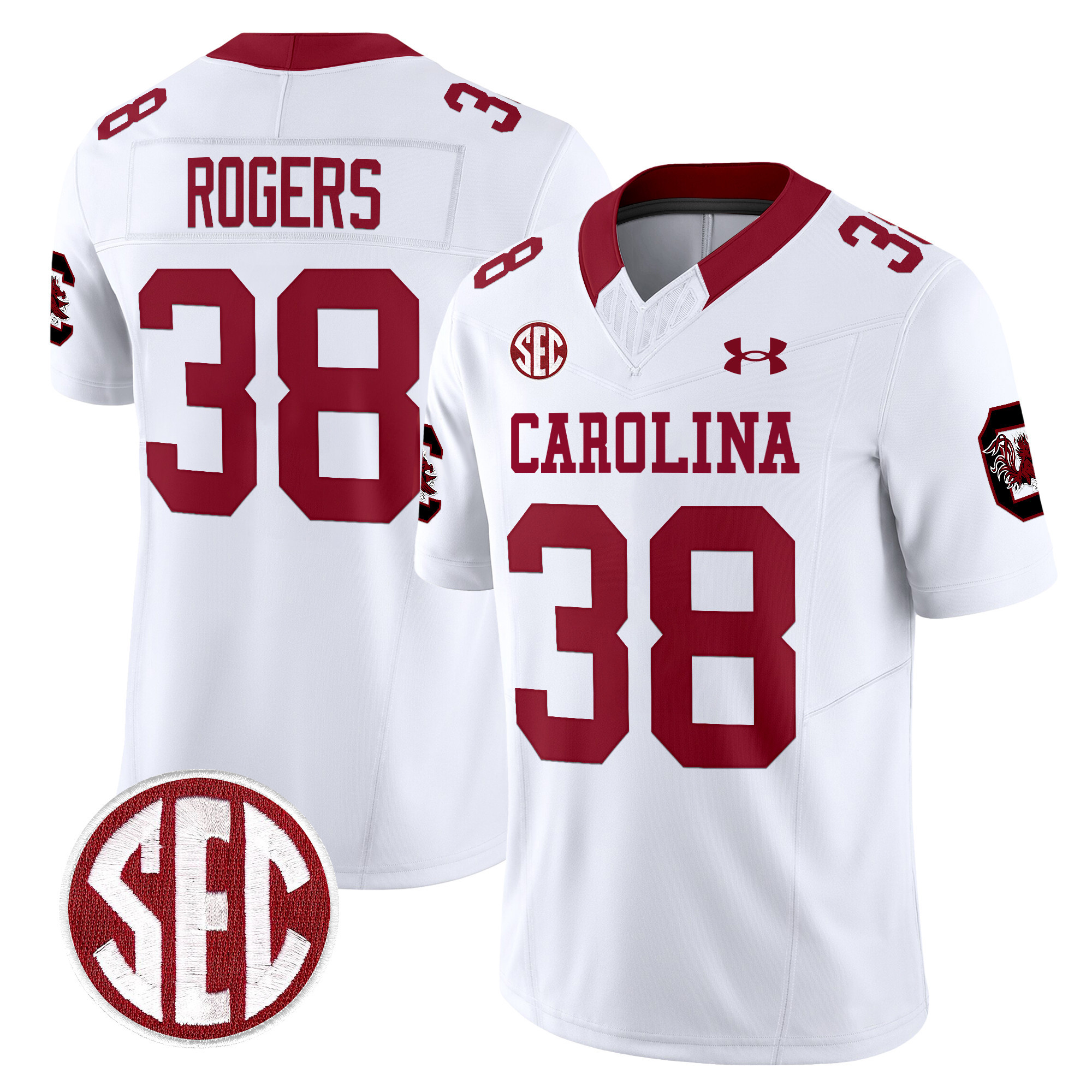 Men's South Carolina Gamecocks 1980 Throwback Vapor Limited Jersey V2 - All Stitched