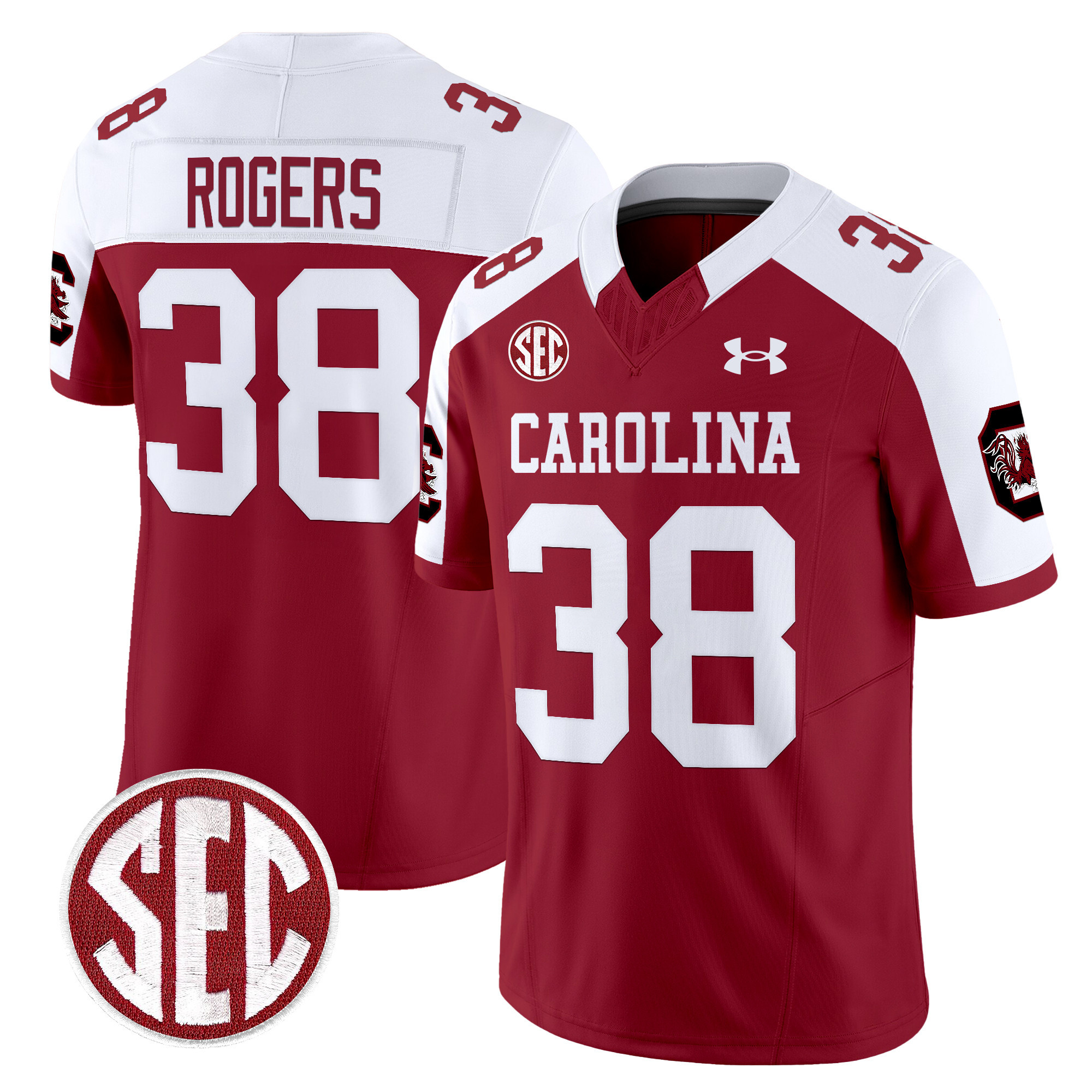 Men's South Carolina Gamecocks 1980 Throwback Vapor Limited Jersey V2 - All Stitched